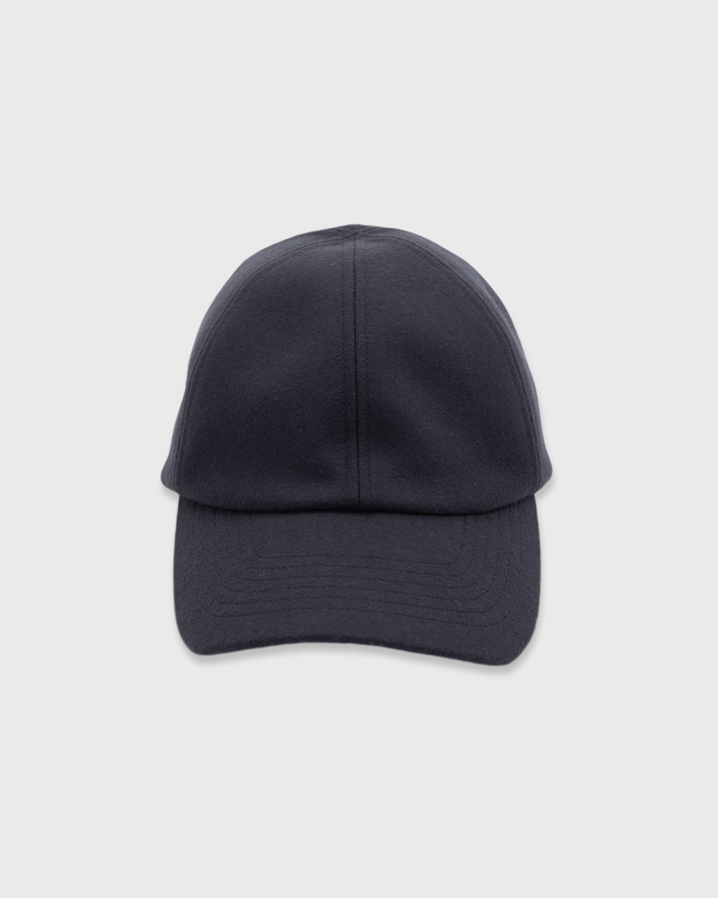 MATURE HA._MIL Wool Trainer Cap, Charcoal