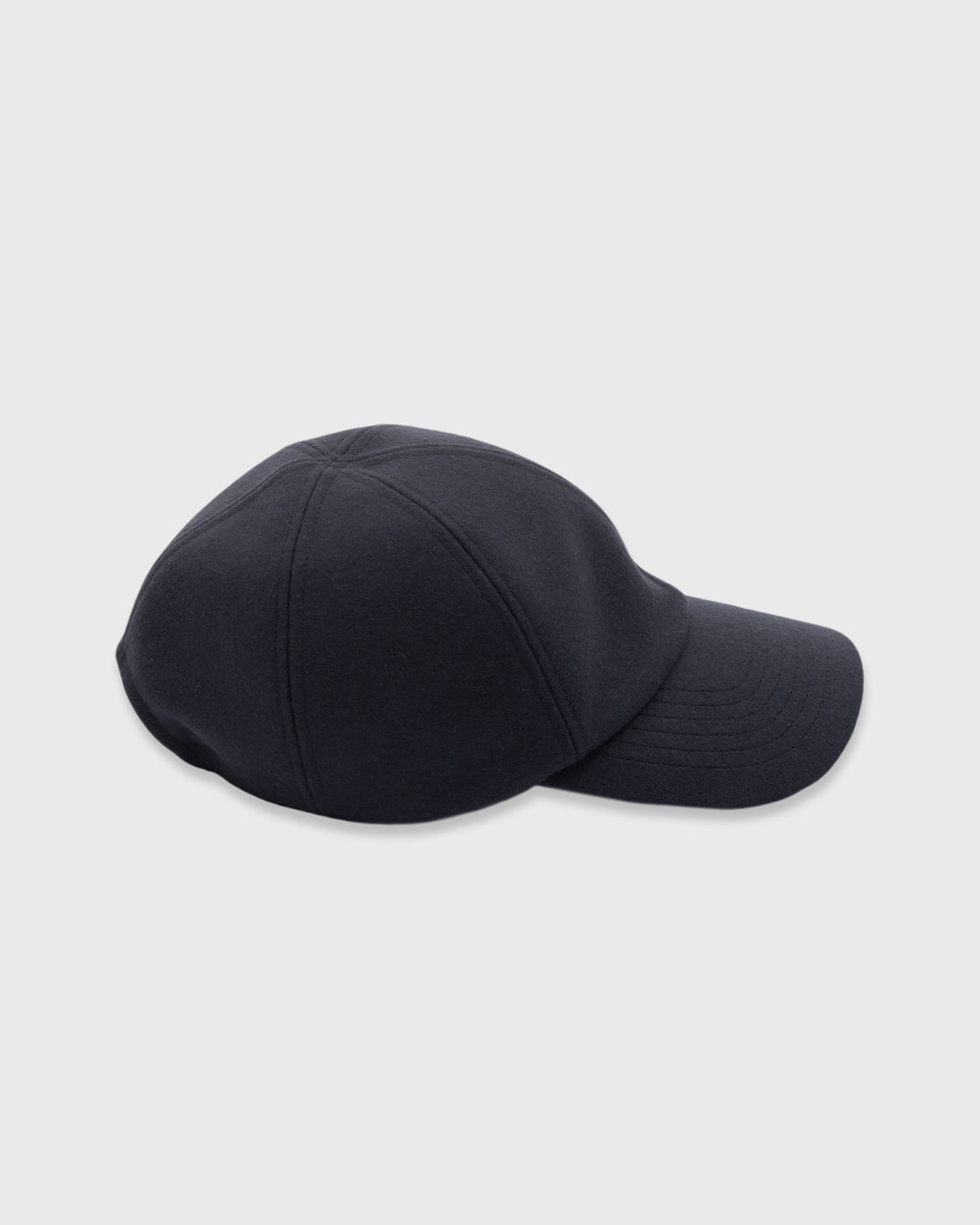 MATURE HA._MIL Wool Trainer Cap, Charcoal