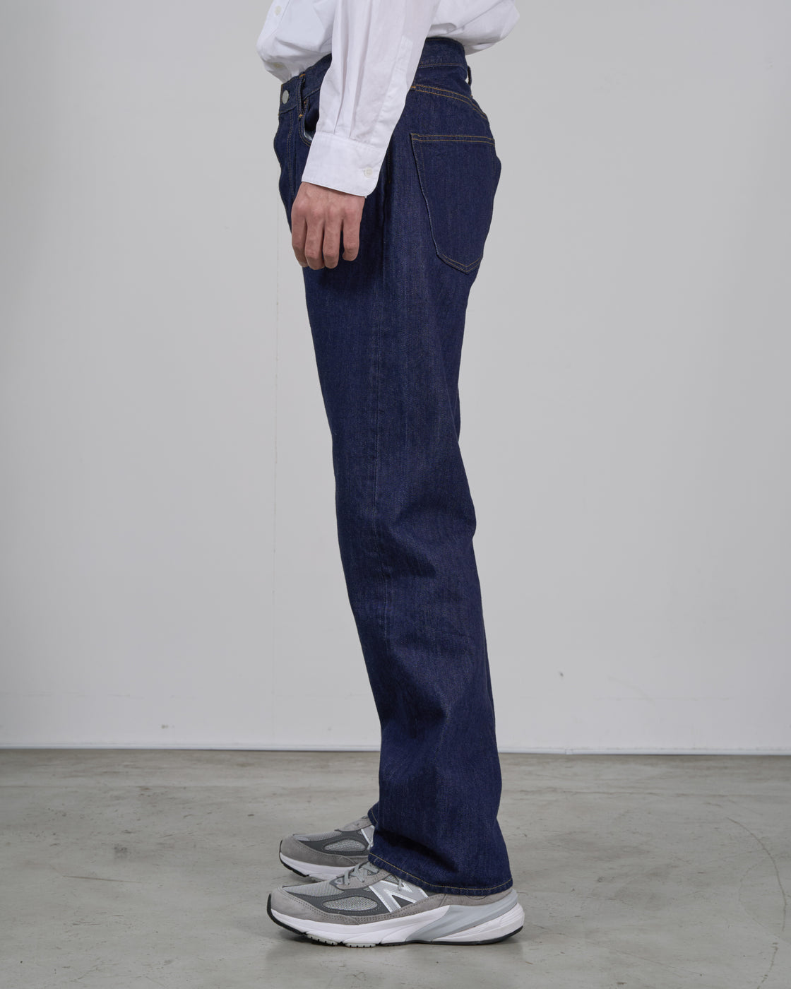 CIOTA New Straight 5 Pocket Pants, Navy