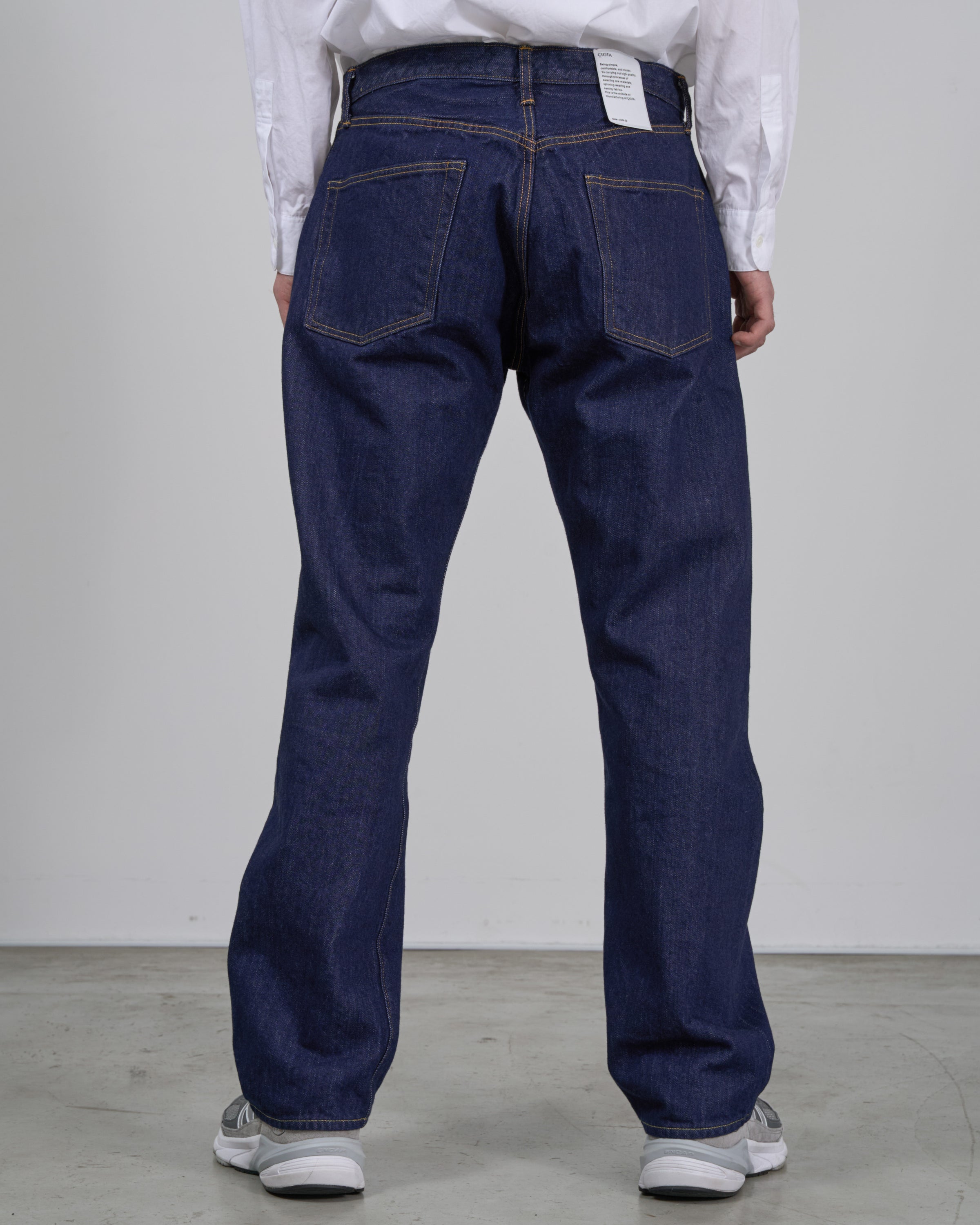 CIOTA New Straight 5 Pocket Pants, Navy