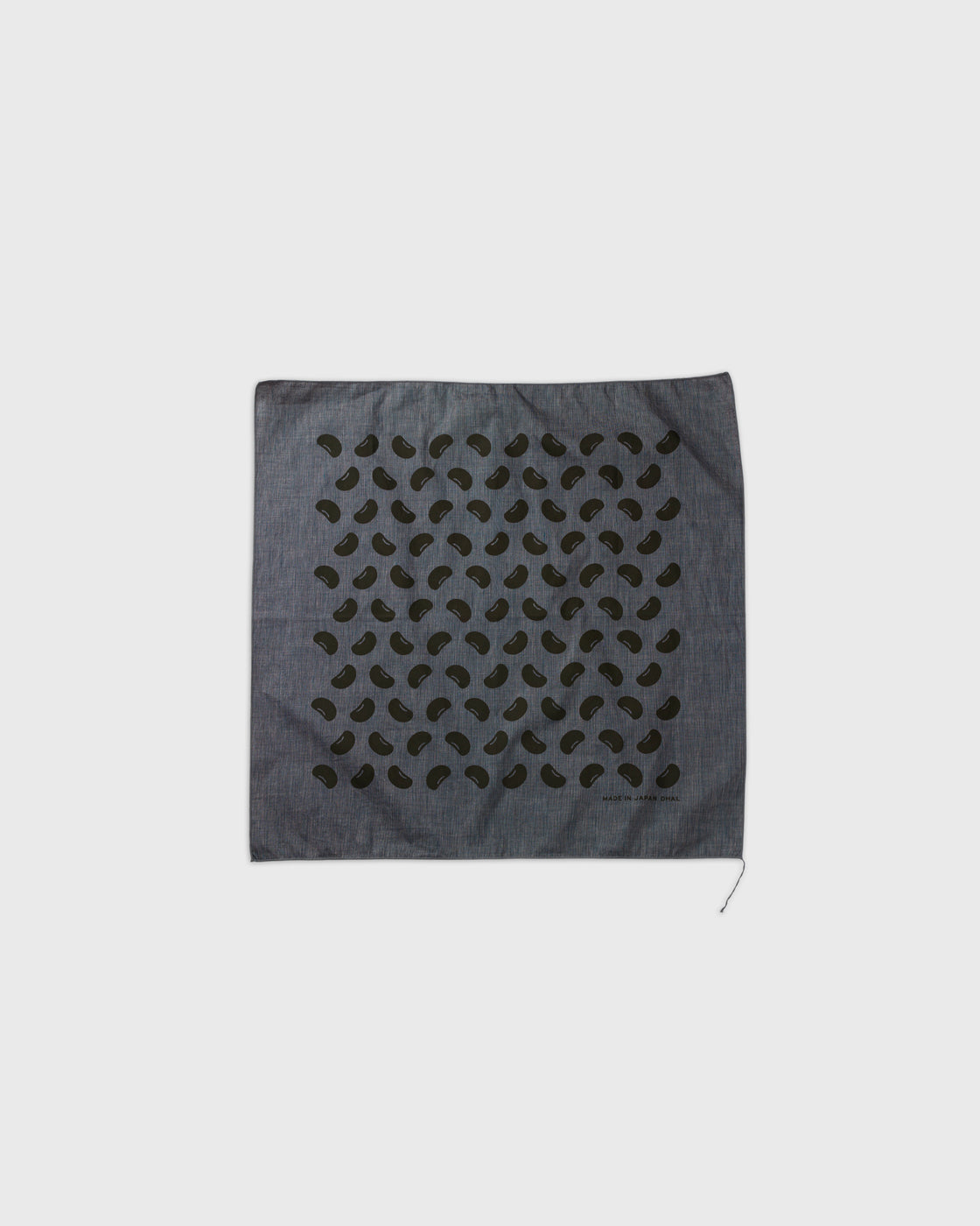 Dhal Cotton Linen Mame Bandana, Navy