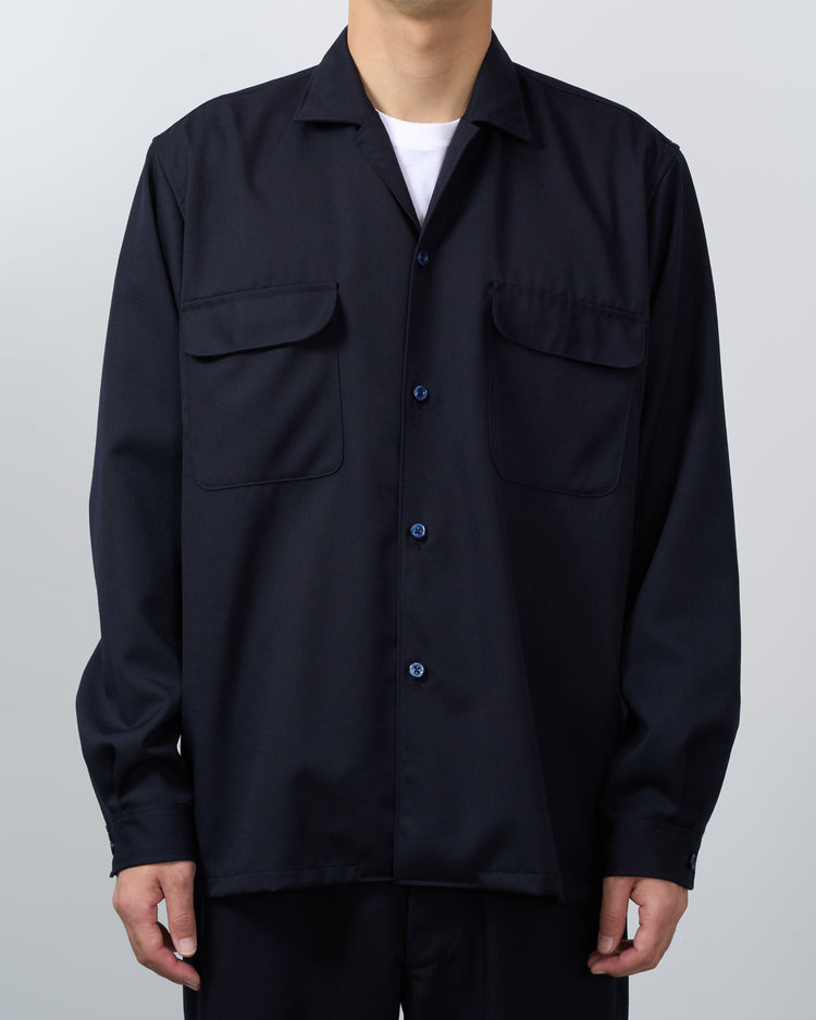 Dhal Wool Gaba Series Open Collar Shirt & Chino Pants – Keylime Tokyo