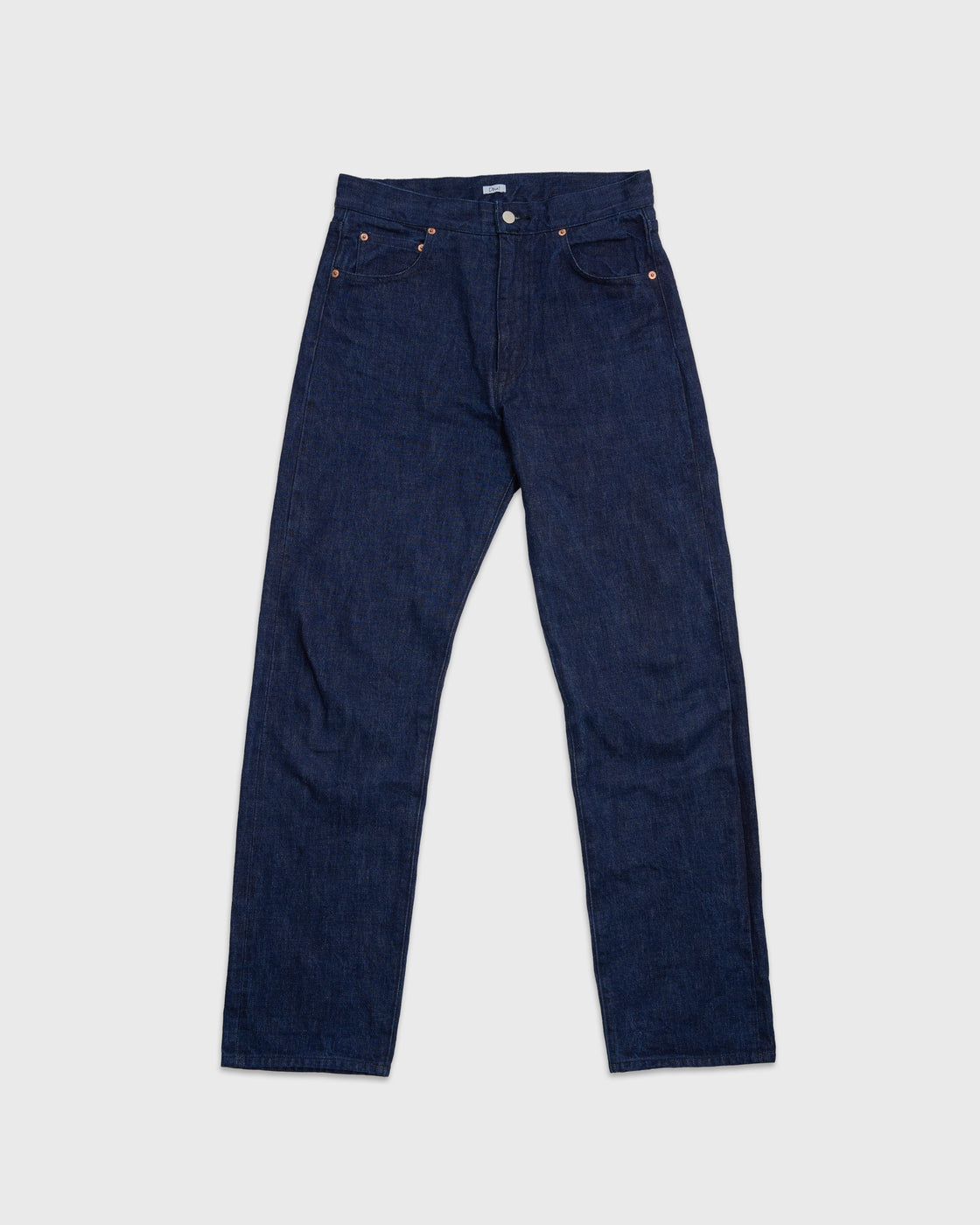 Dhal Stone Wash Denim Pants, Indigo