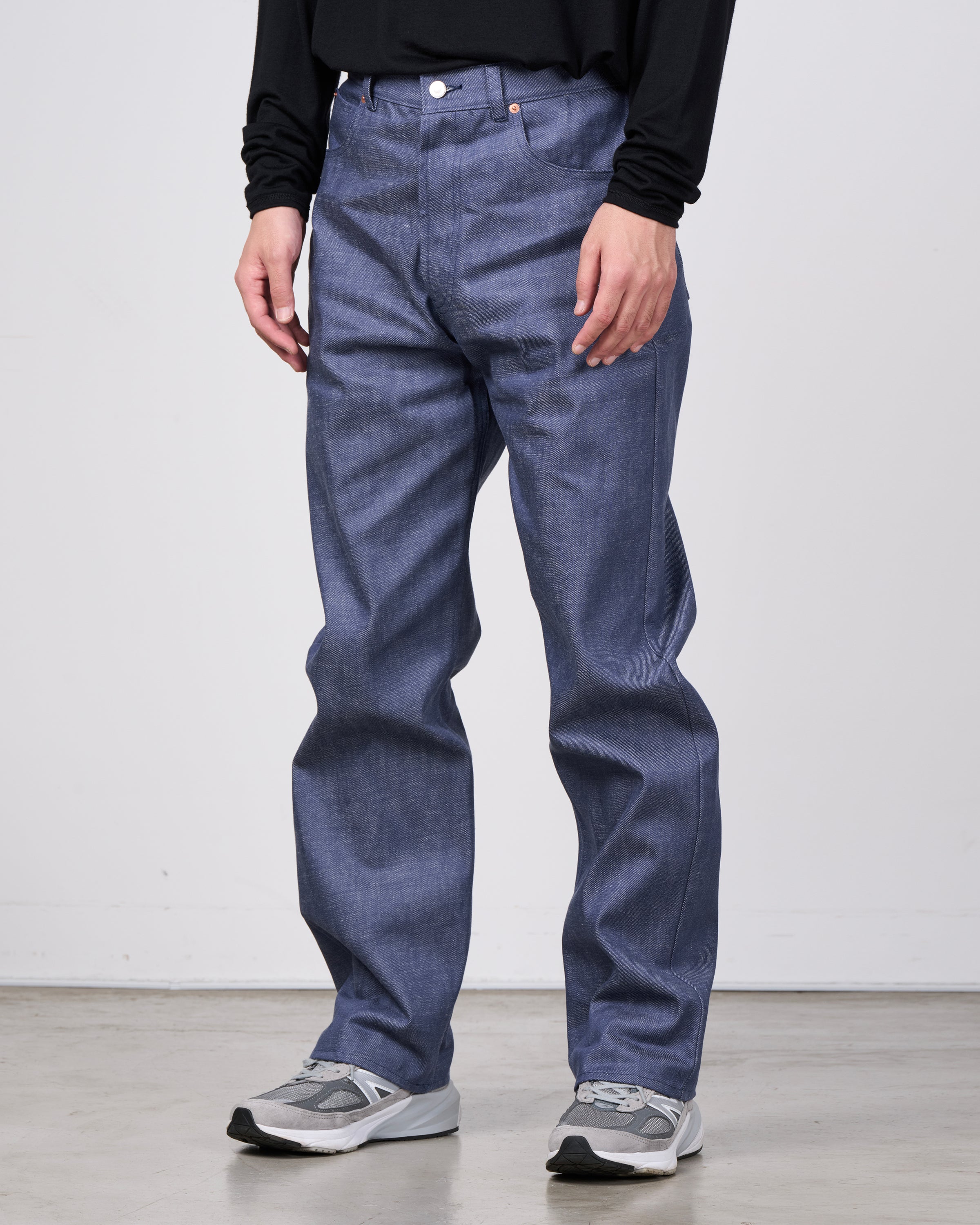 Dhal Zimbabwe Cotton Denim New 5Pocket Denim, Blue