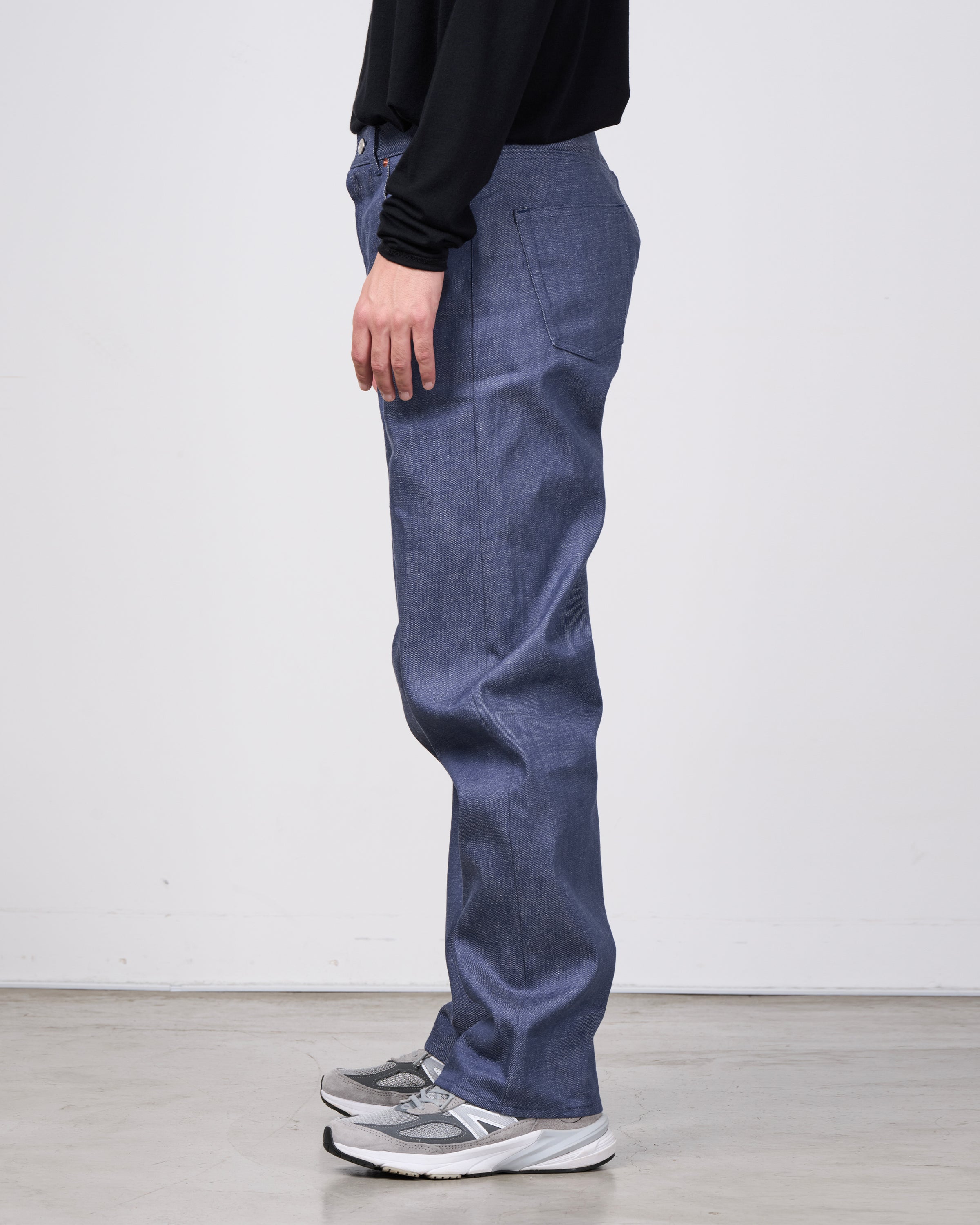 Dhal Zimbabwe Cotton Denim New 5Pocket Denim, Blue
