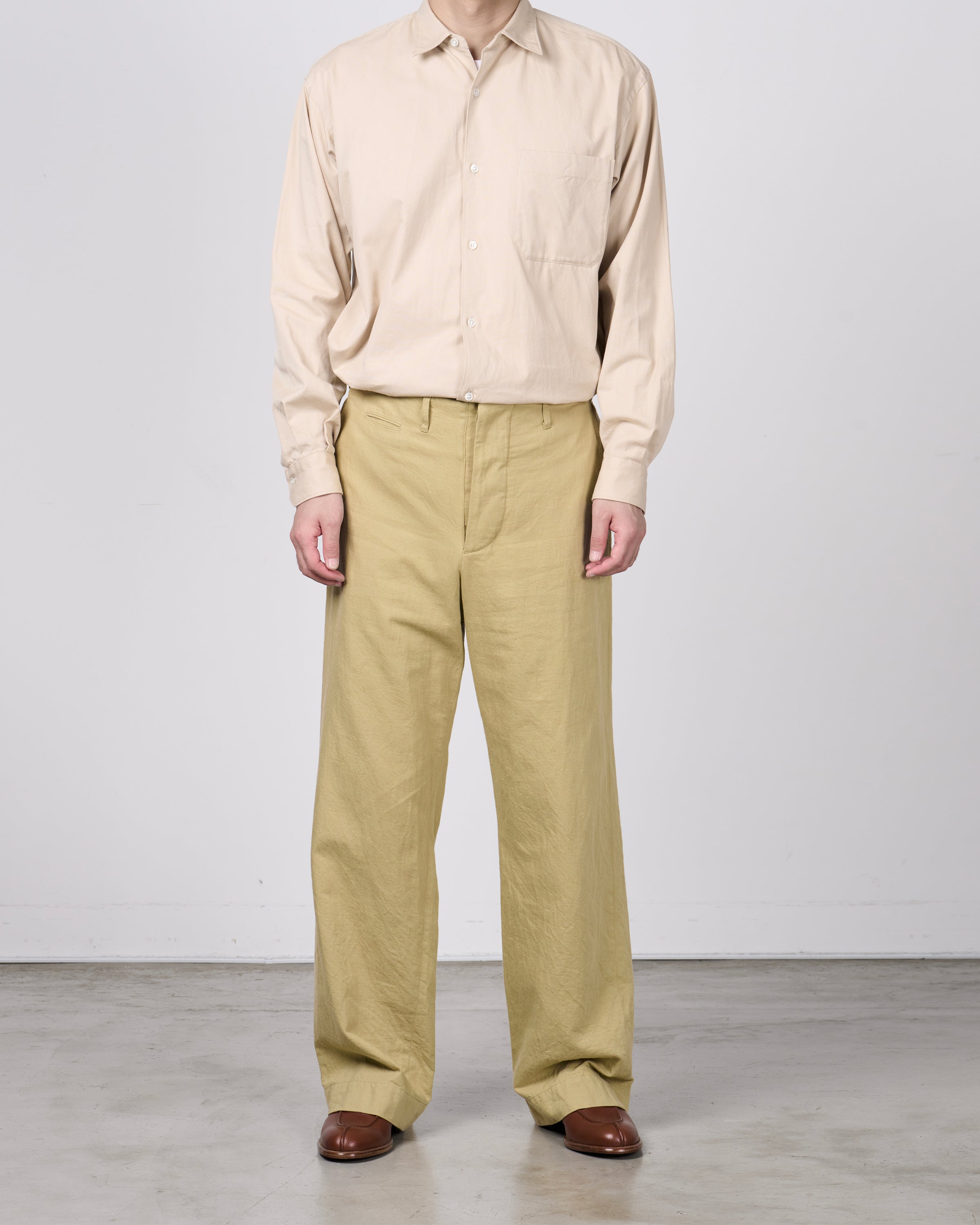 Dhal Bradford 1930's Algerian Twill RAF Pants, Beige