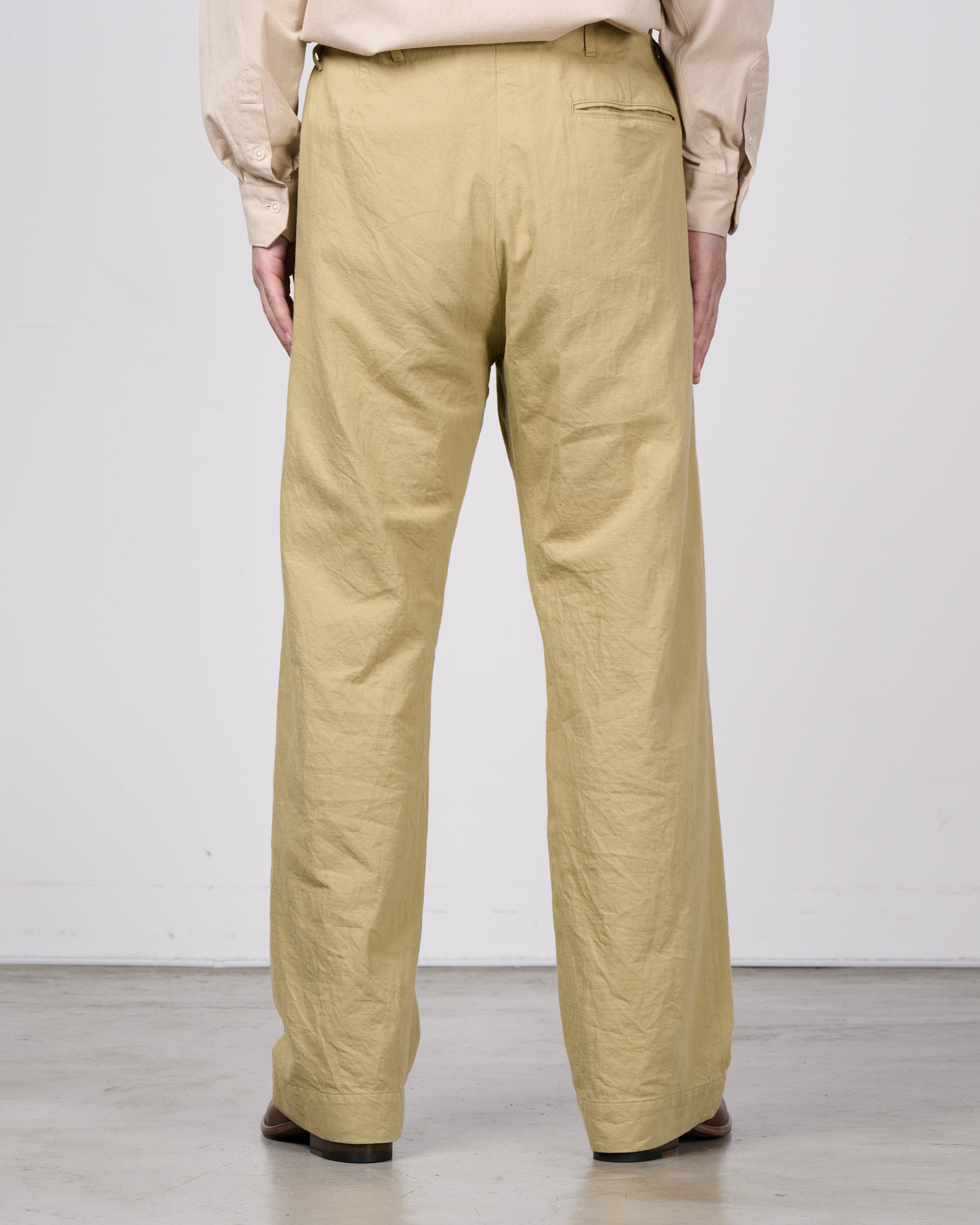 Dhal Bradford 1930's Algerian Twill RAF Pants, Beige