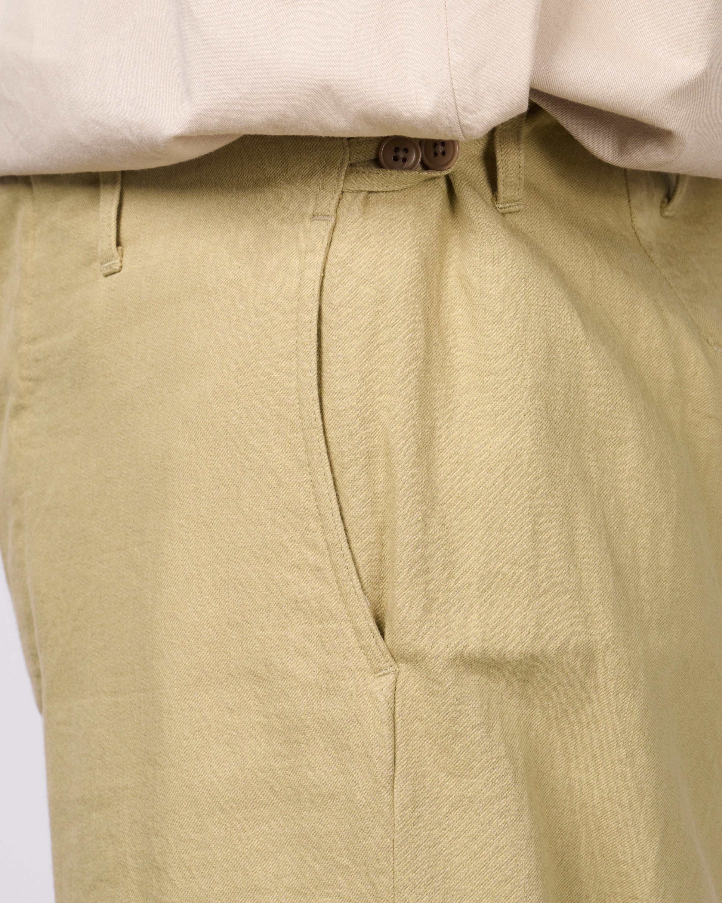 Dhal Bradford 1930's Algerian Twill RAF Pants, Beige