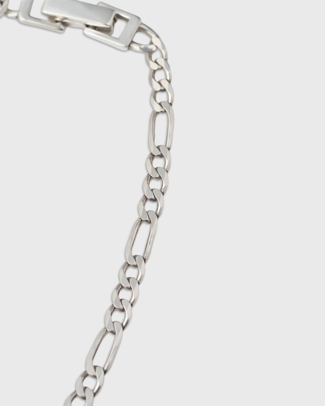 Garden of eden 22AW-053 Light Curb Chain Bracelet, Silver