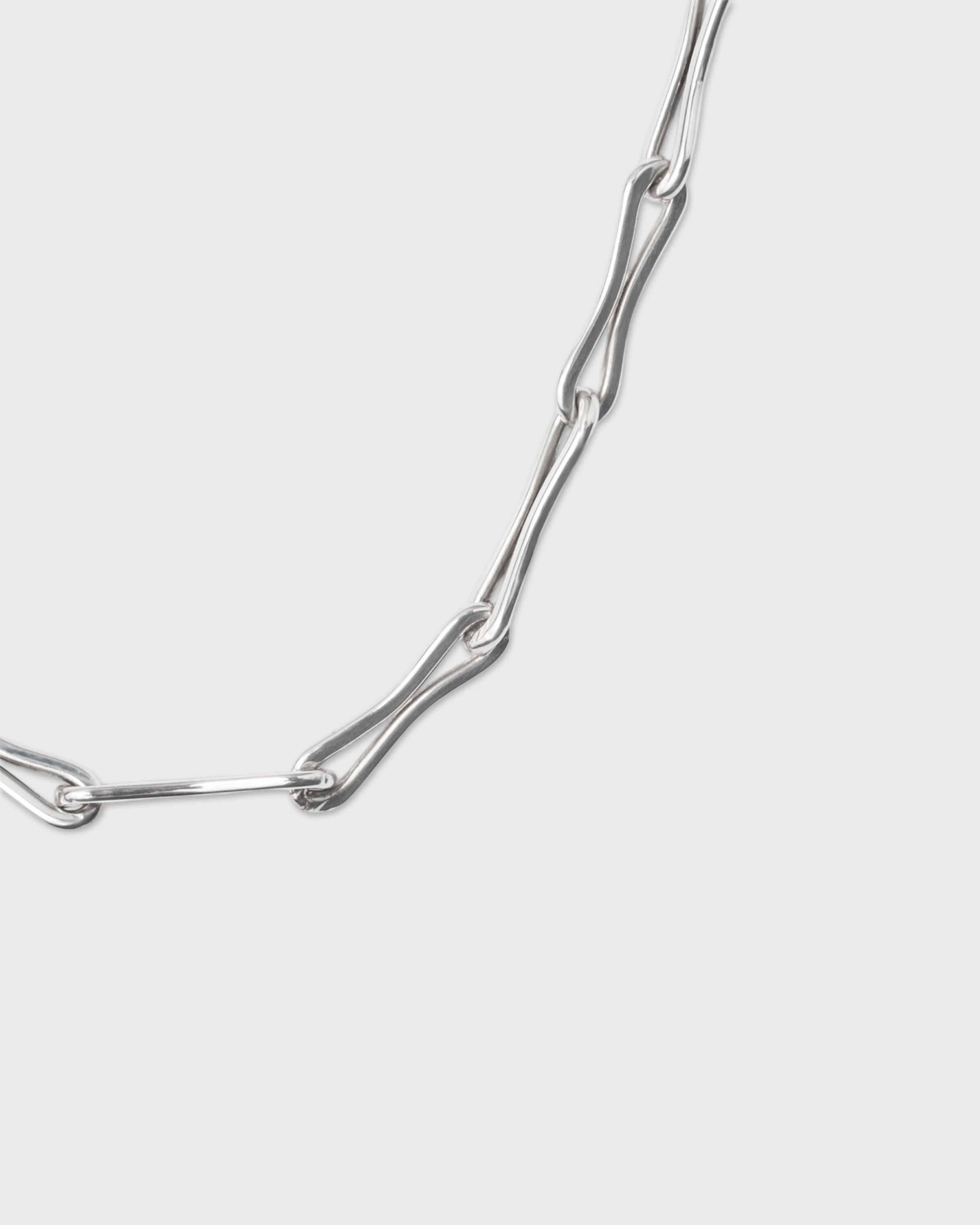 Garden of eden 24SS-090 Wave Chain Necklace, Silver