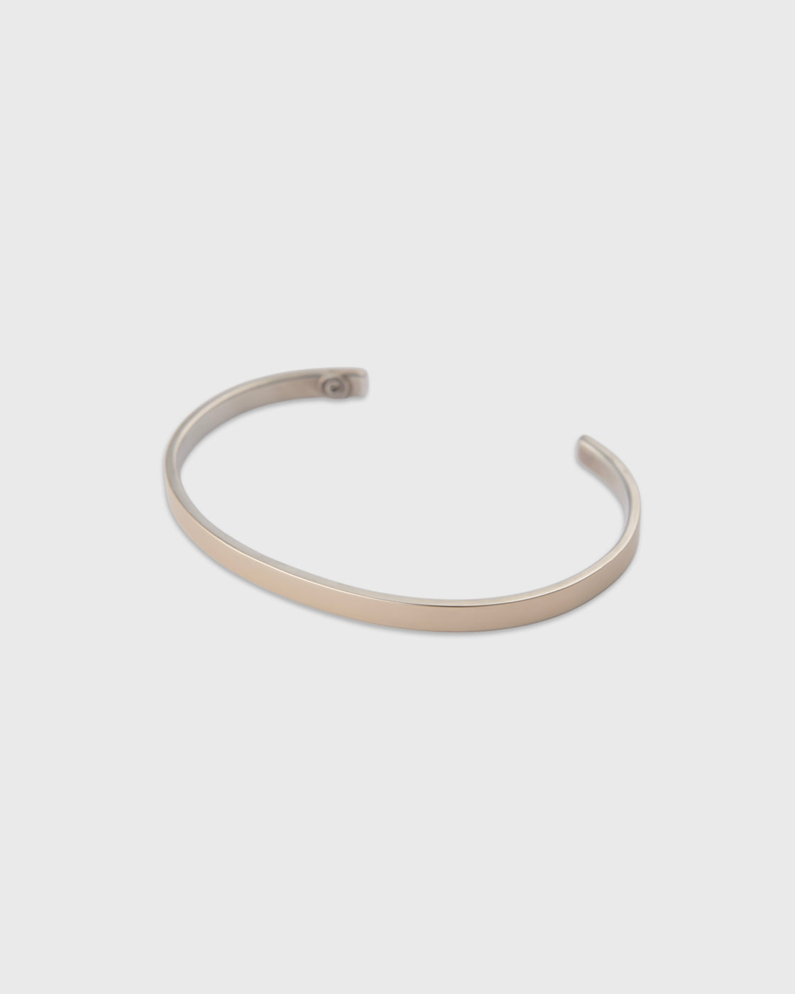 Garden of eden 23SS-019 Vermeil Flat Bangle Medium, Silver & 9KGold