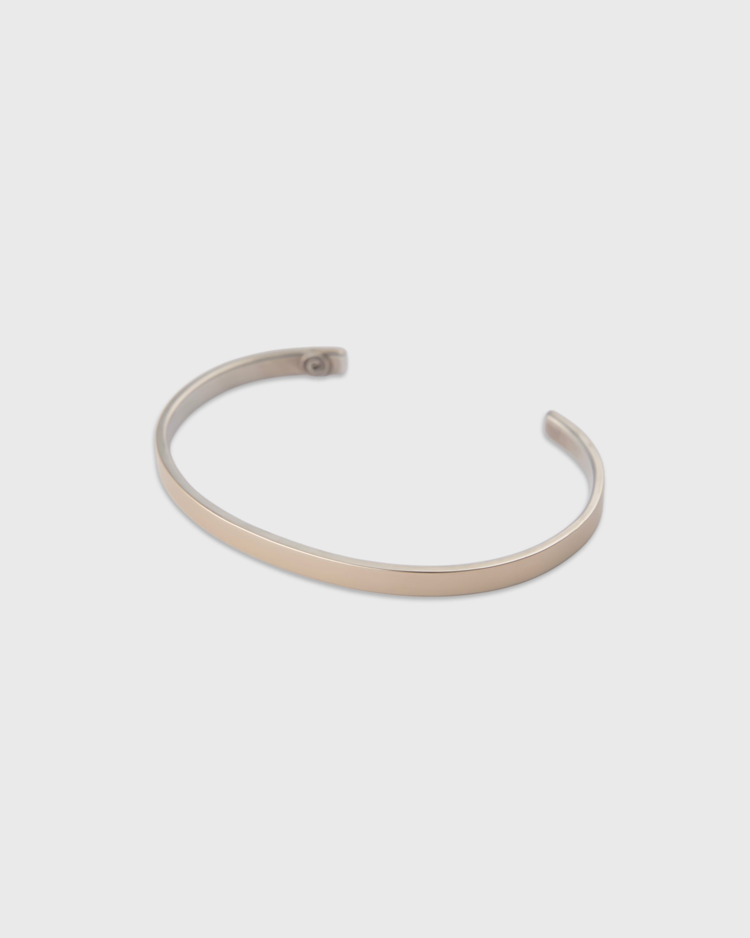 Garden of eden 23SS-019 Vermeil Flat Bangle Medium, Silver & 9KGold