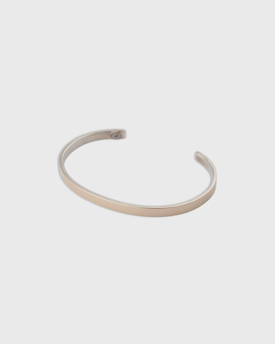 Garden of eden 23SS-018 23SS-018Vermeil Flat Bangle Nallow, Silver & 9KGold