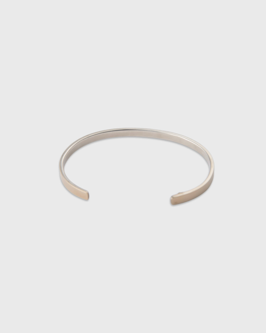 Garden of eden 23SS-018 23SS-018Vermeil Flat Bangle Nallow, Silver & 9KGold