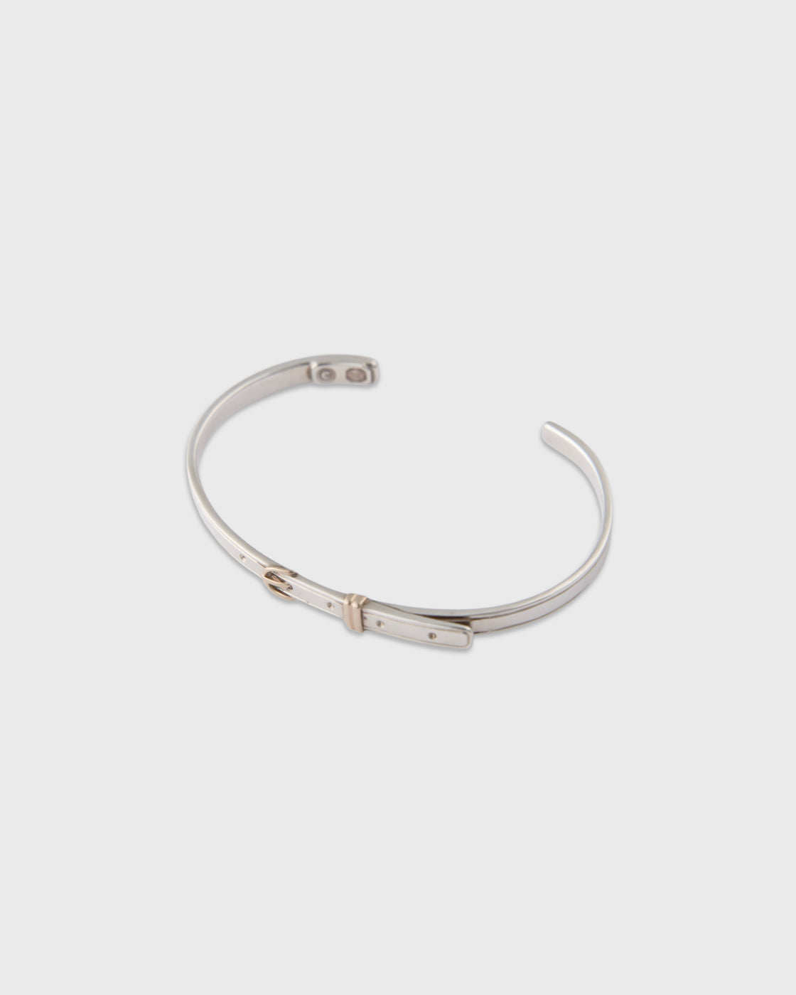 Garden of eden ED-VG18-BB21 10K Buckle Bangle/Vintage Style, Silver 10k Yellow Gold