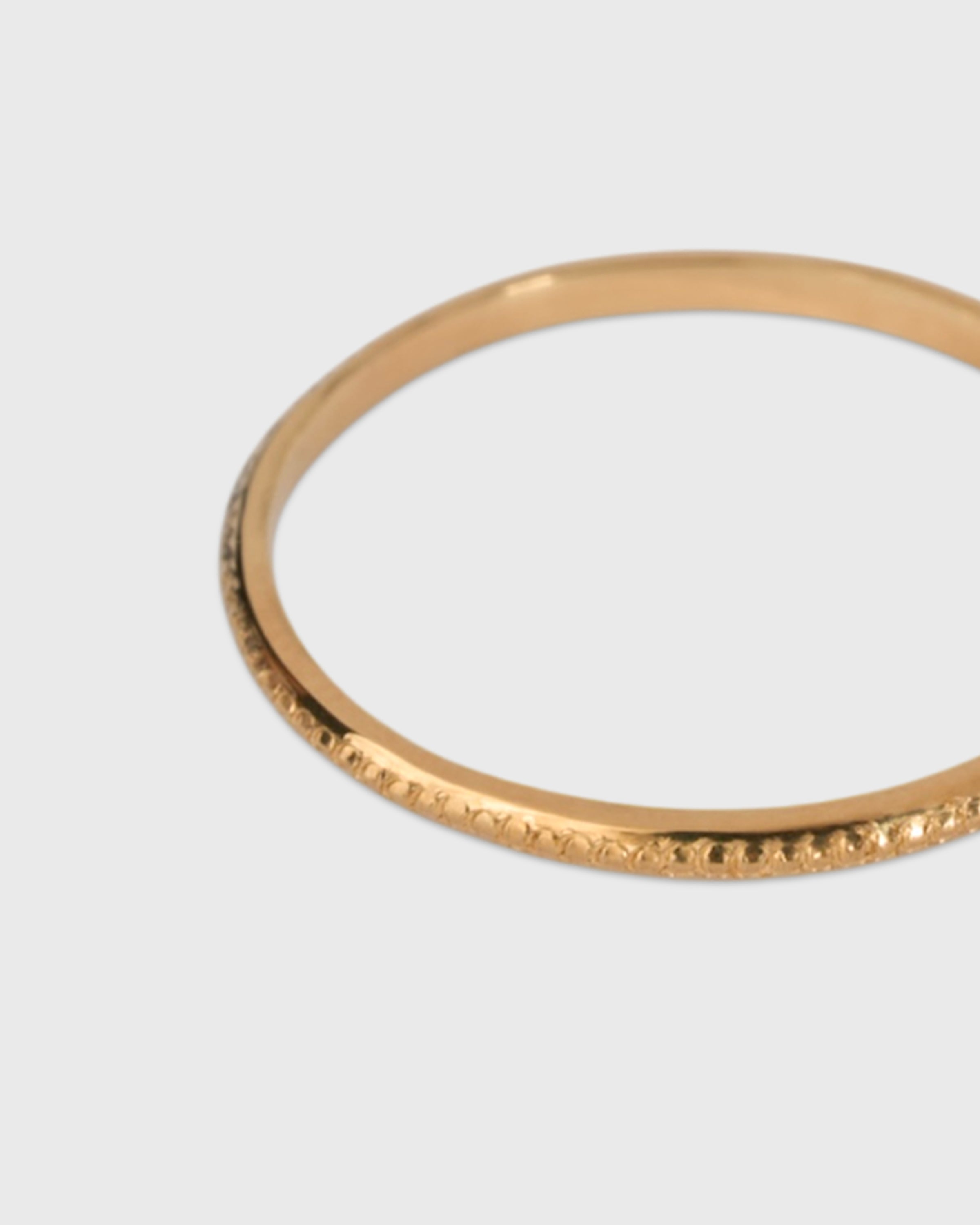 Garden of eden 24SS109 Milgrain Ring, 18K Gold