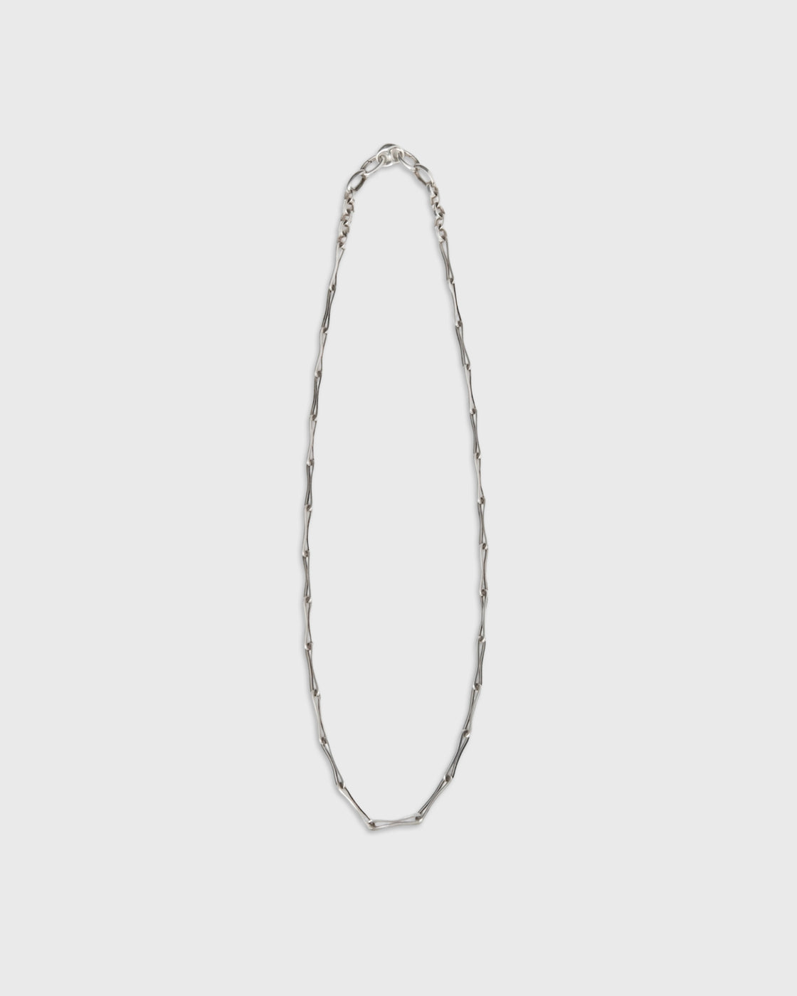 Garden of eden 24SS-087 Wave Long Chain Necklace, Silver