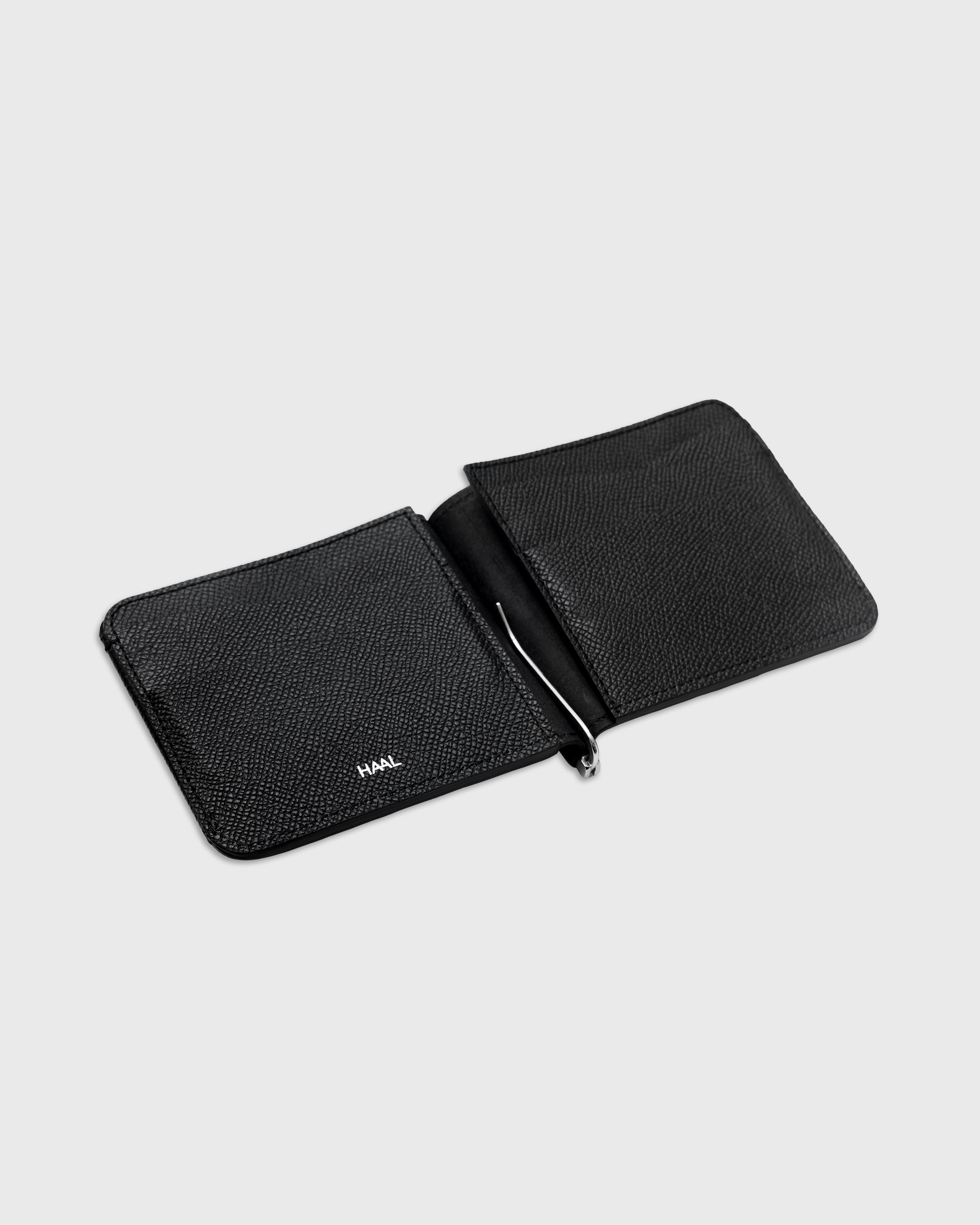 HAAL Amulet Money Clip Wallet, Black