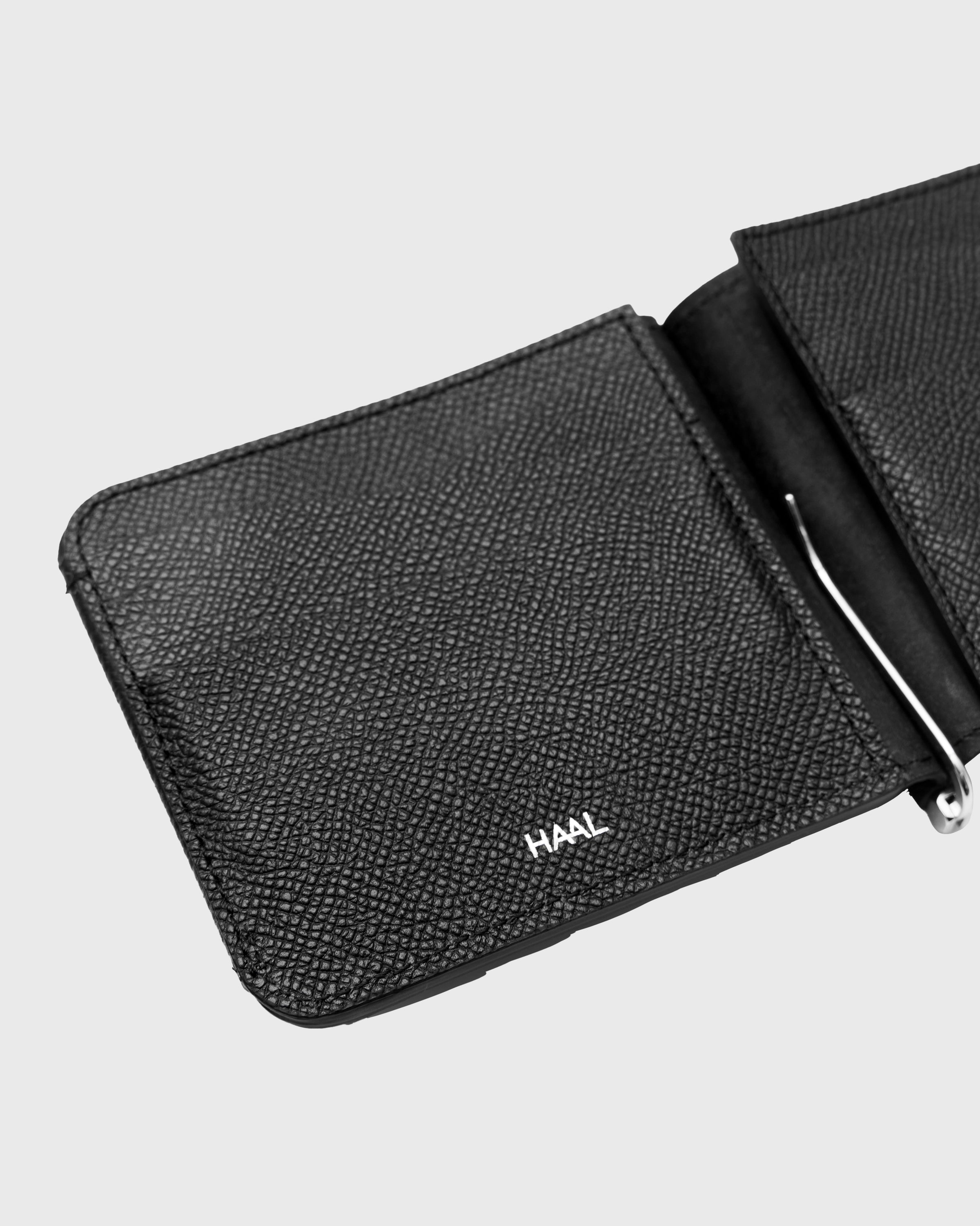 HAAL Amulet Money Clip Wallet, Black