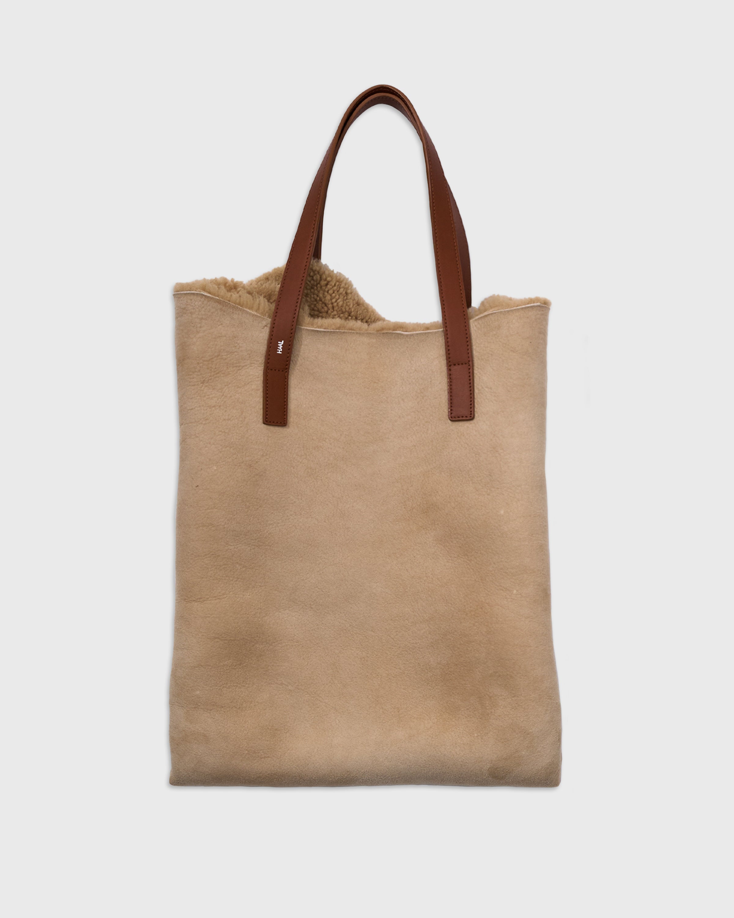 HAAL Primitive Tote Bag Mouton, Natural