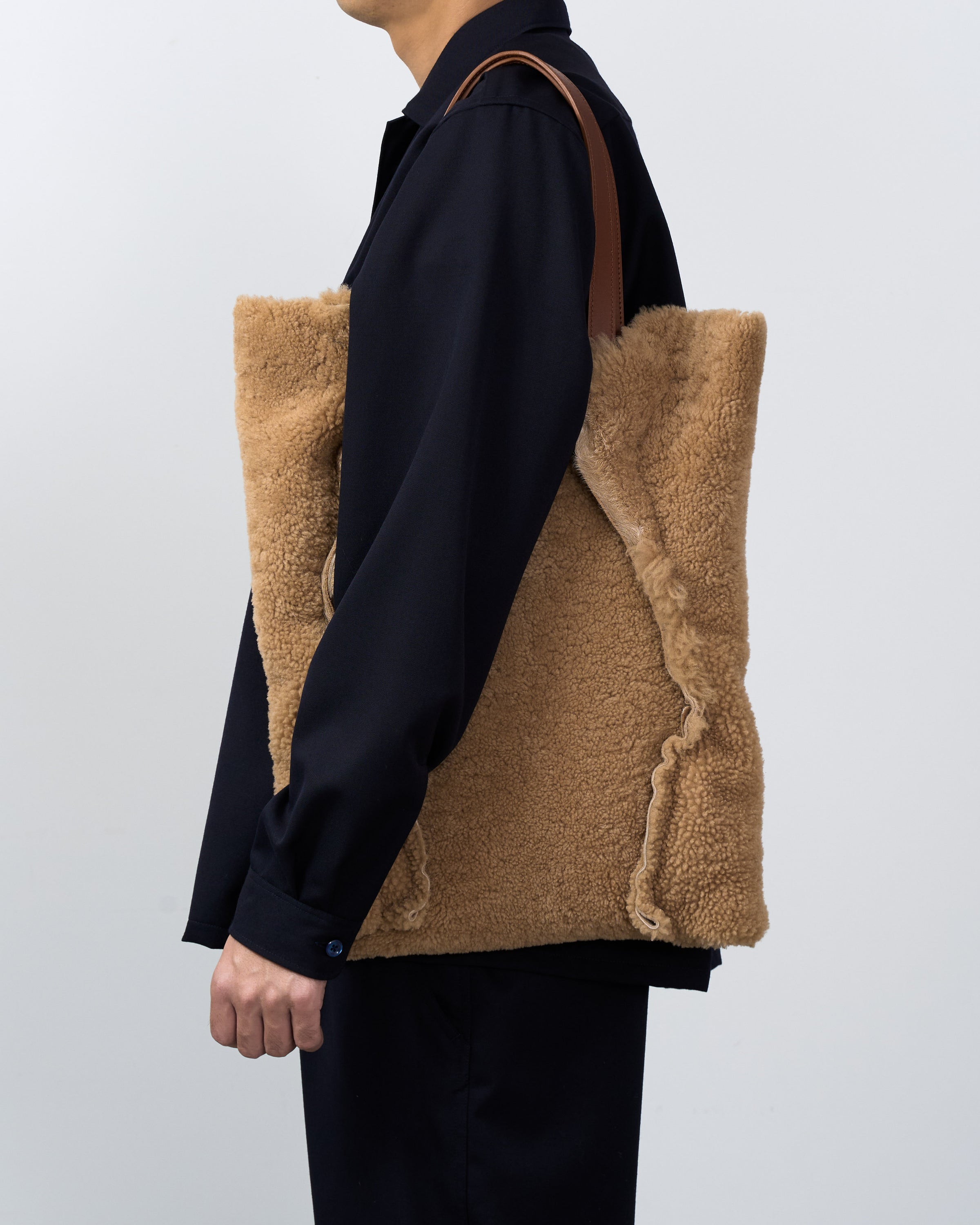 HAAL Primitive Tote Bag Mouton, Natural