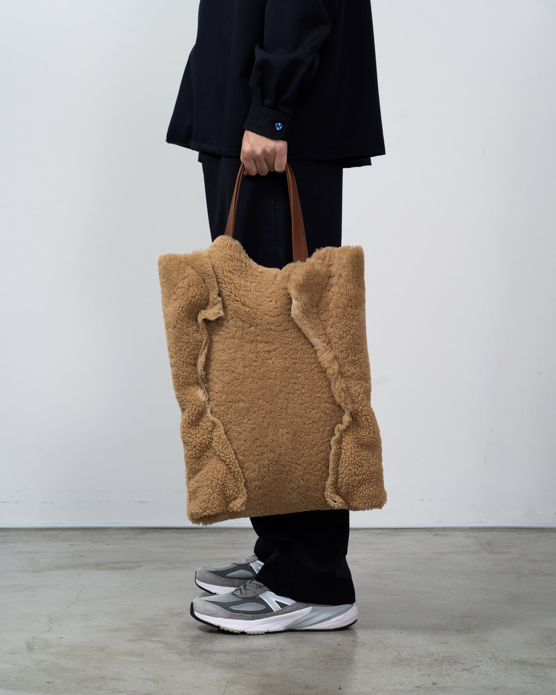 HAAL Primitive Tote Bag Mouton, Natural