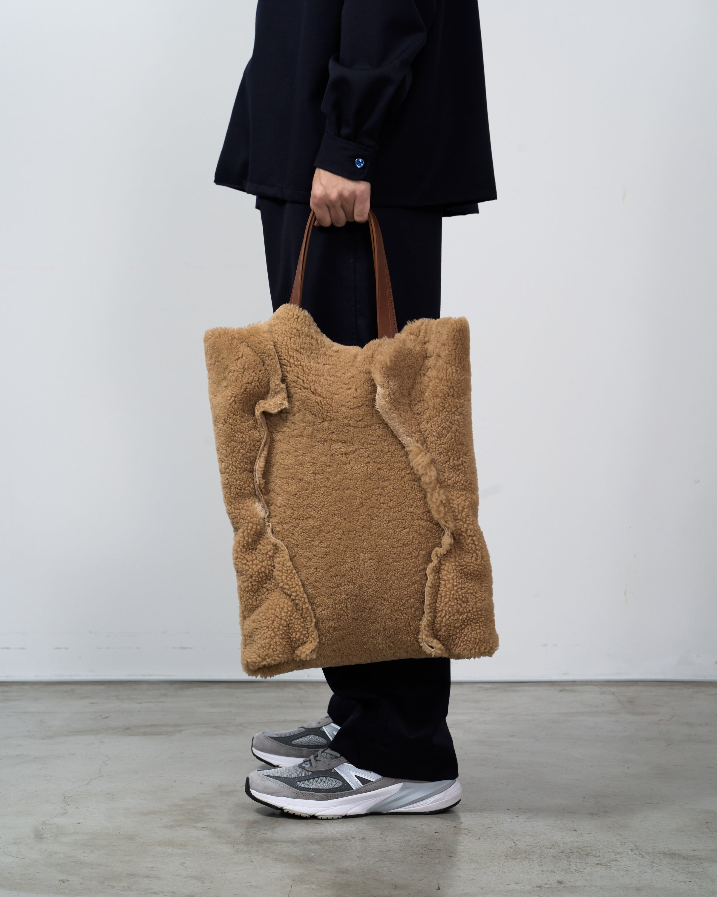 HAAL Primitive Tote Bag Mouton, Natural