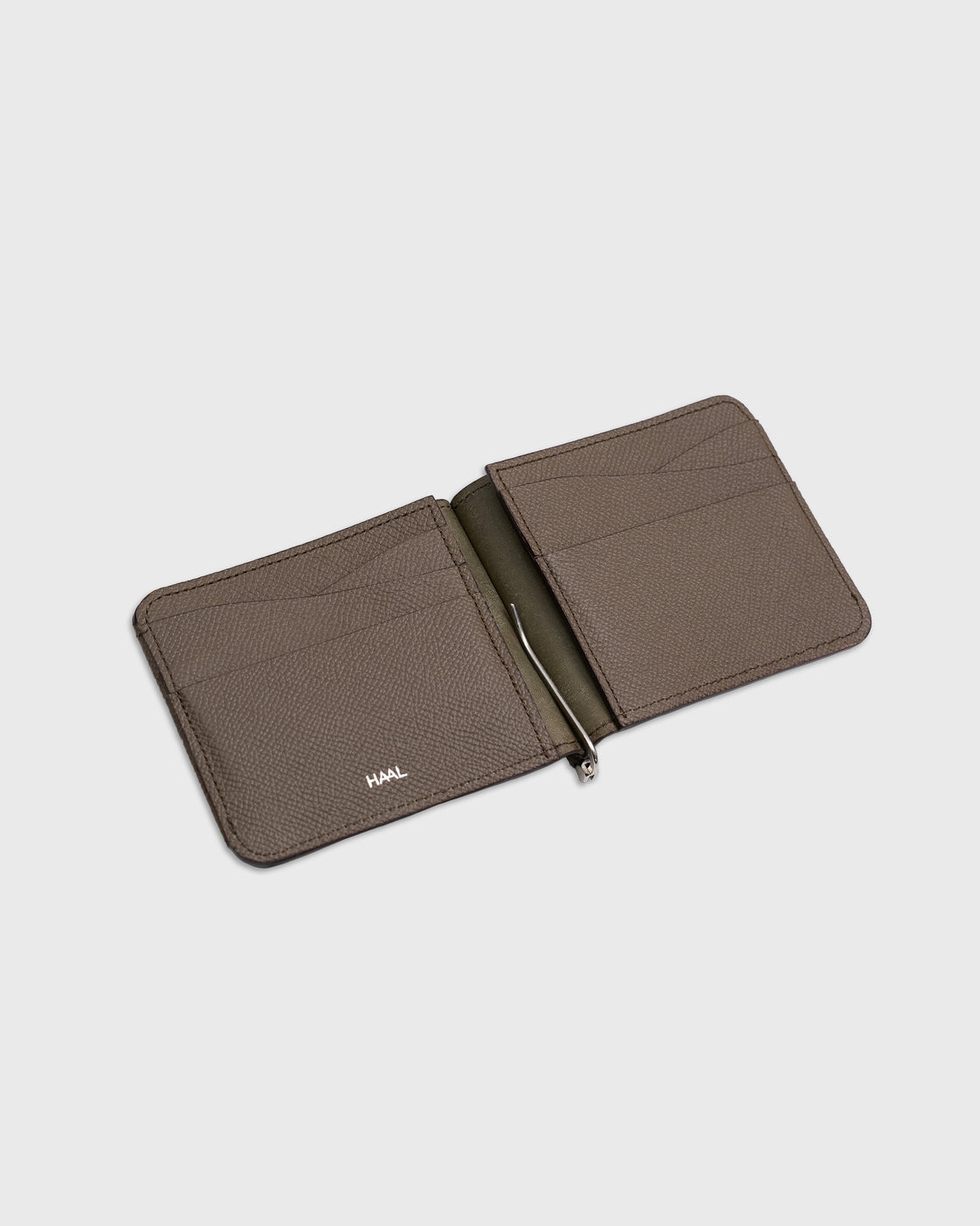 HAAL Amulet Money Clip Wallet, Taupe