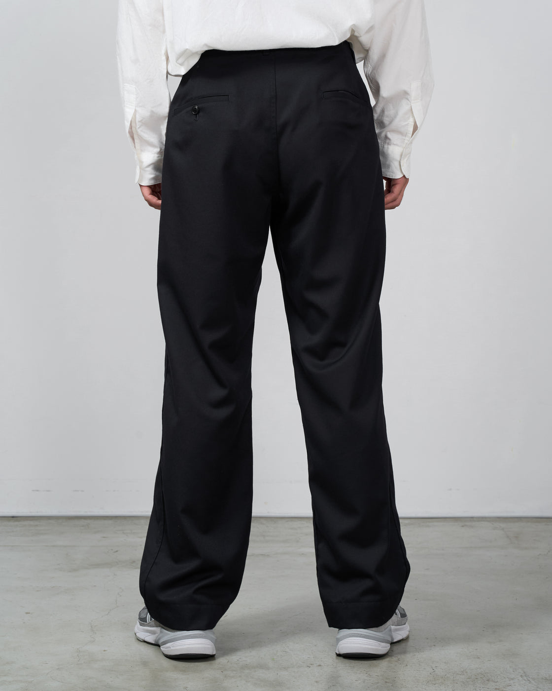 Dhal Wool Gaba Chino Pants, Black