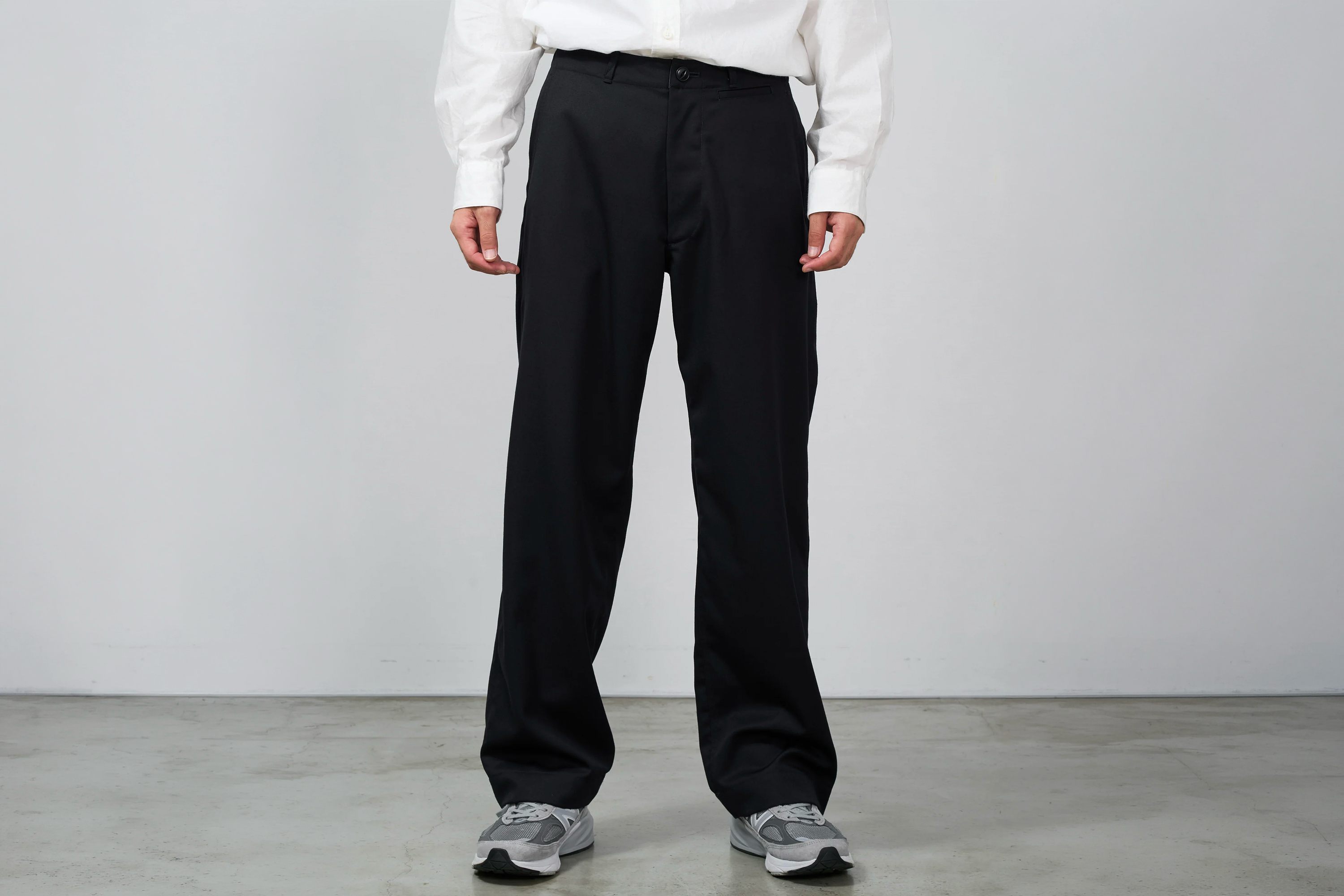 Dhal : New Arrivals / 16W Corduroy & Wool Gaba Chino Pants