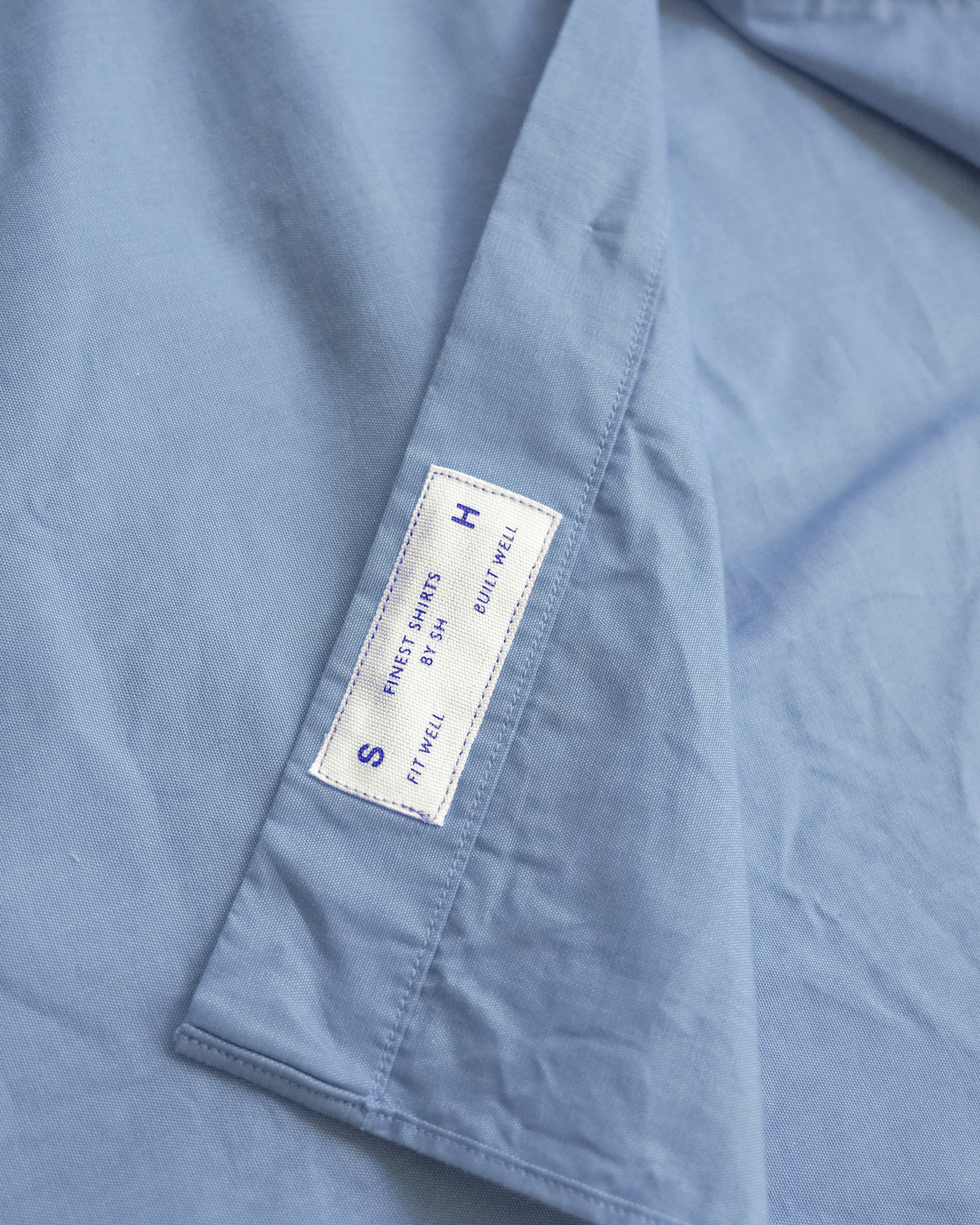 SH Cotton Regular Collar Shirt, Blue