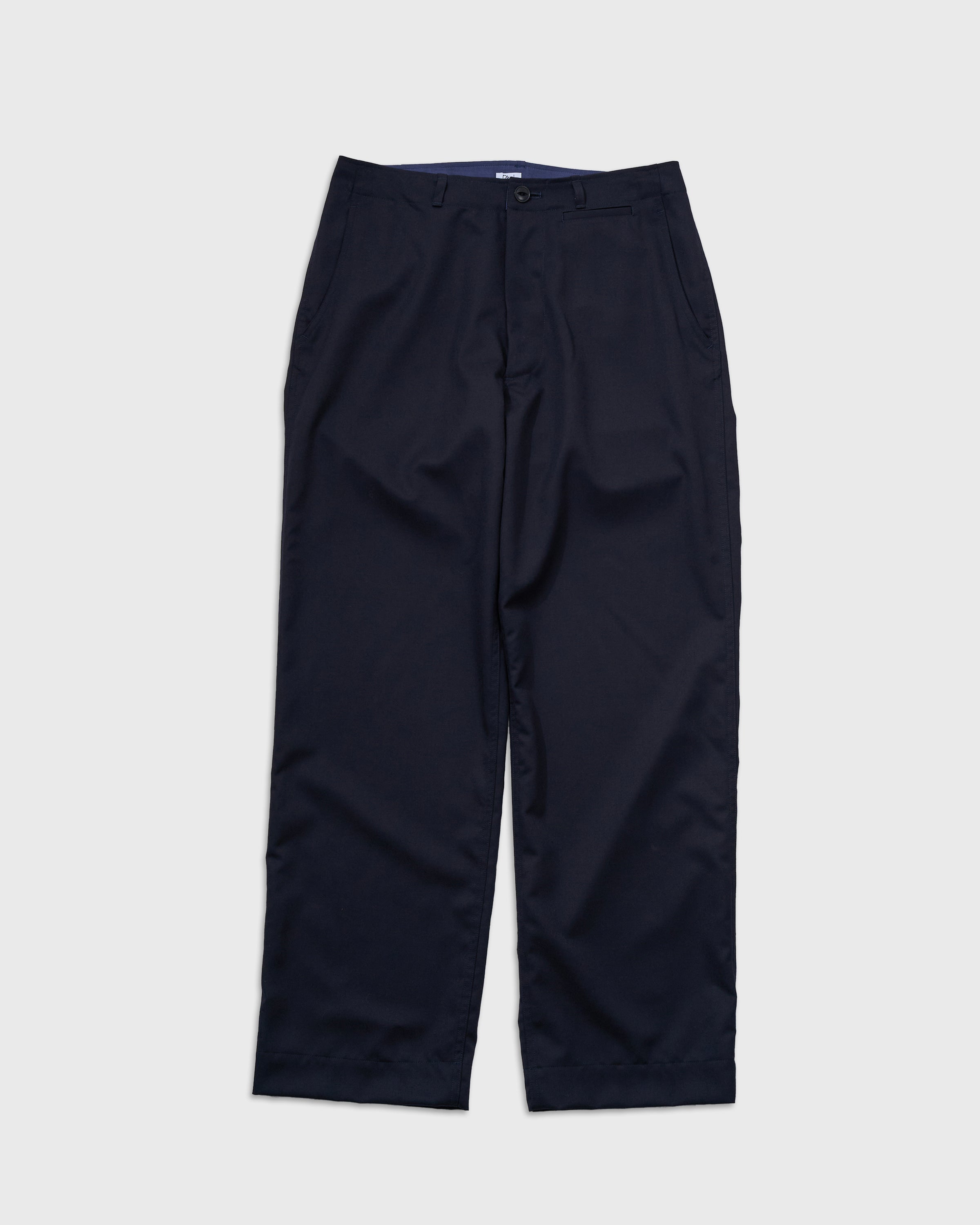 Dhal Wool Gaba Chino Pants, Navy