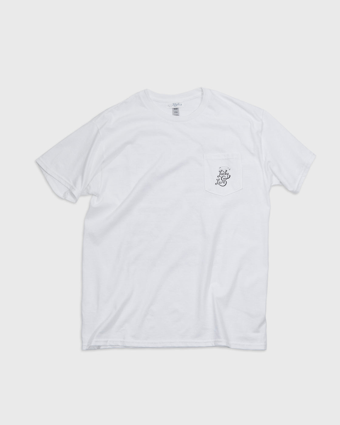 Lucky ‘n’ Lure Pocket Tee Short Sleeve, White