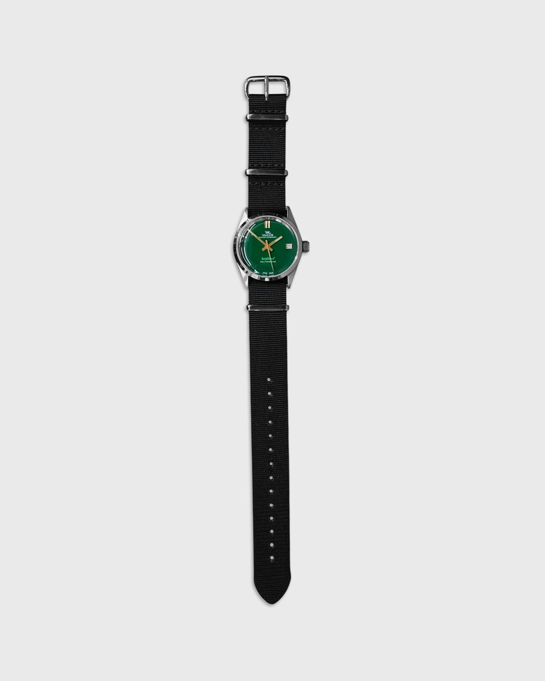 VAGUE WATCH Co. NATO Nylon Strap, Black