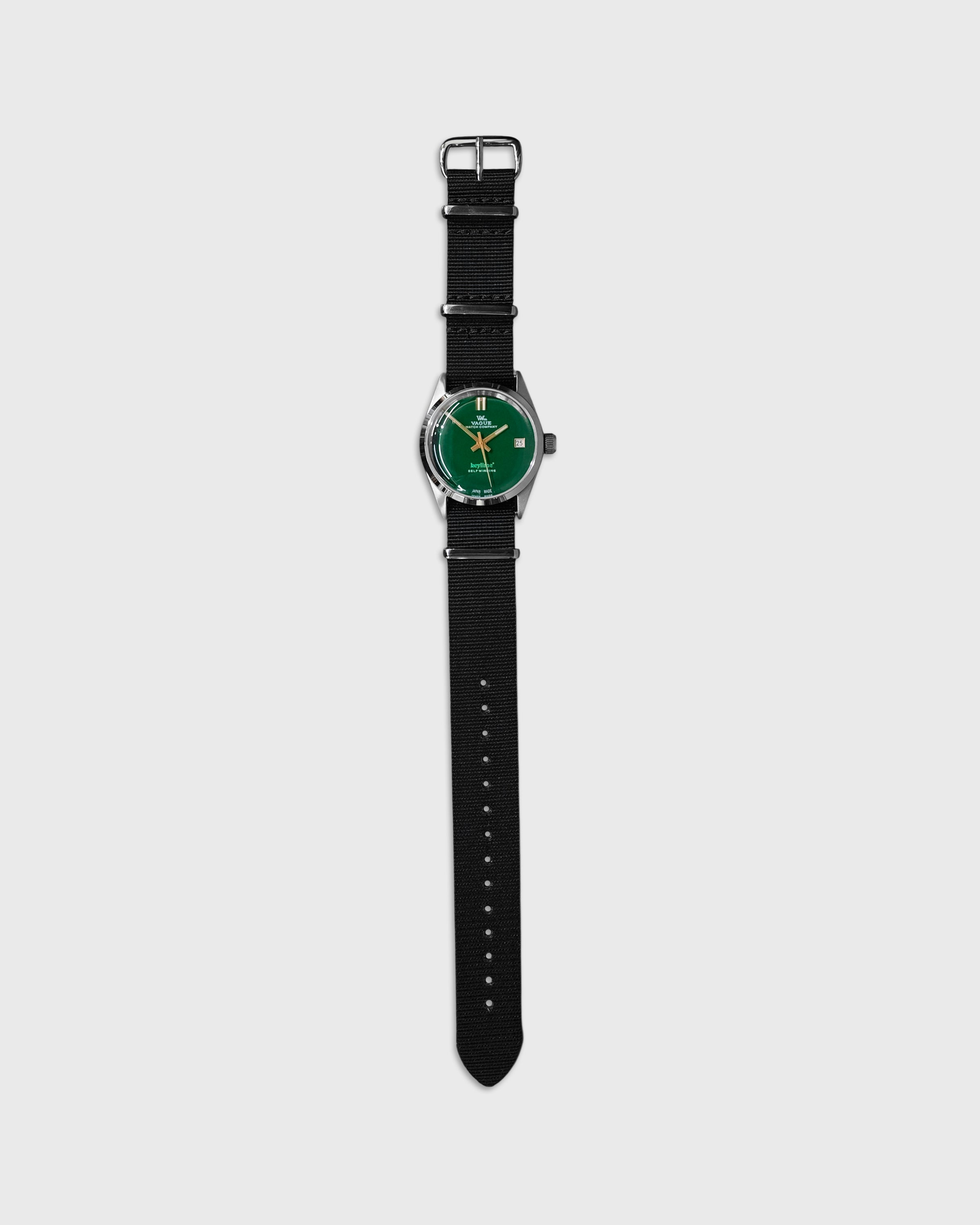 VAGUE WATCH Co. NATO Nylon Strap, Black