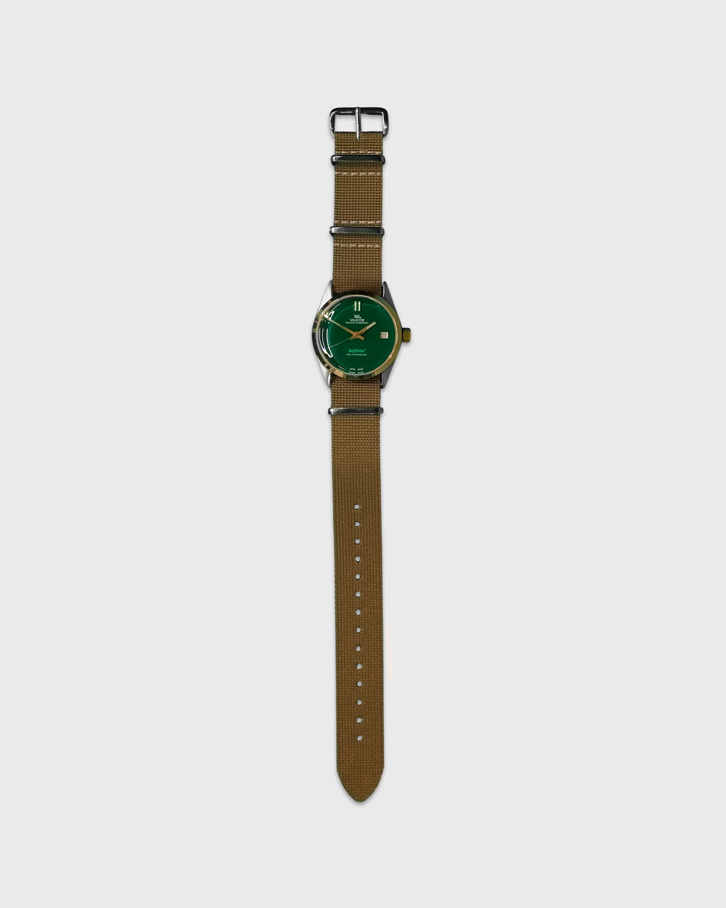 VAGUE WATCH Co. NATO Nylon Strap, Khaki