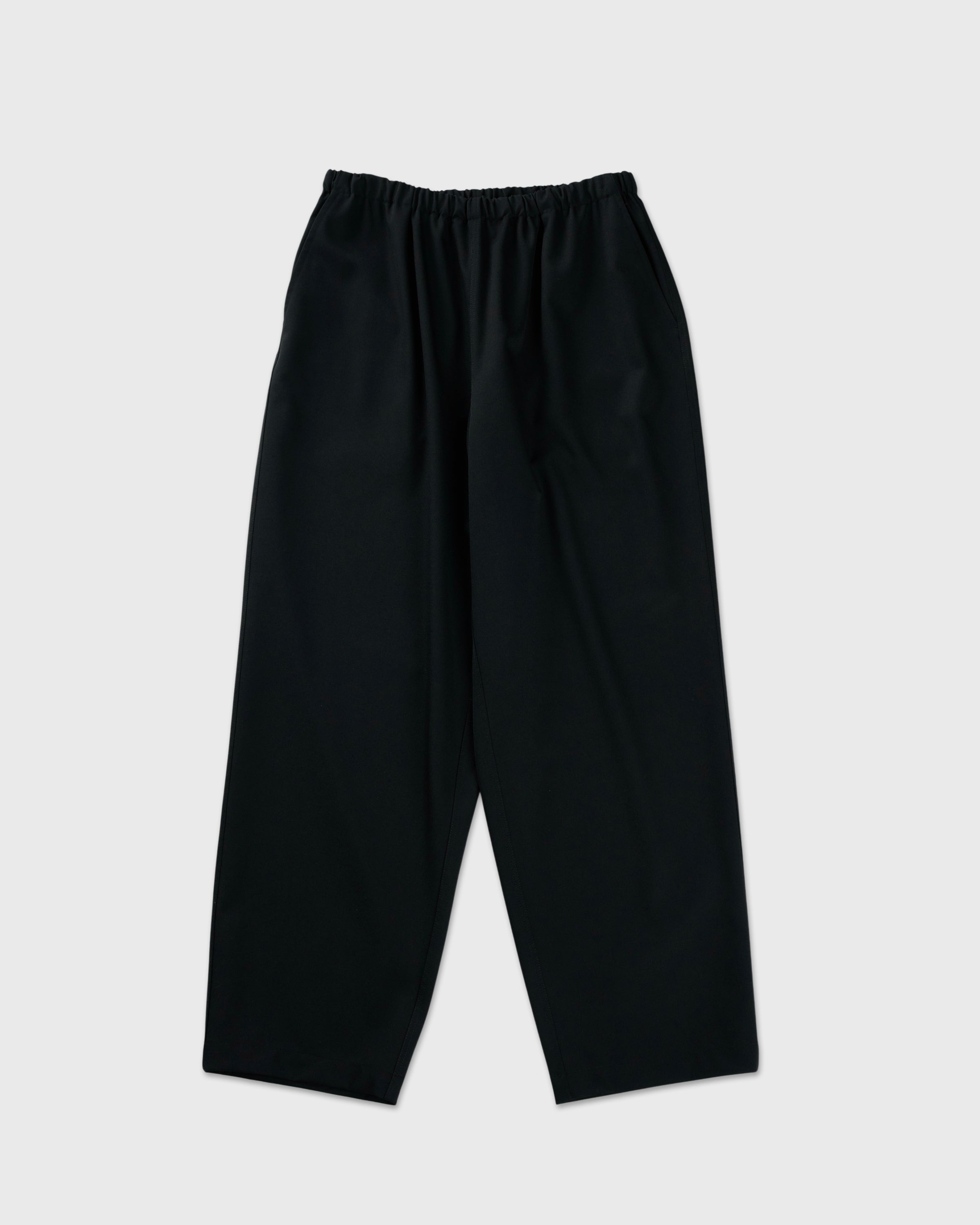 holk Wool Gabardine Kung Fu Pants, Black