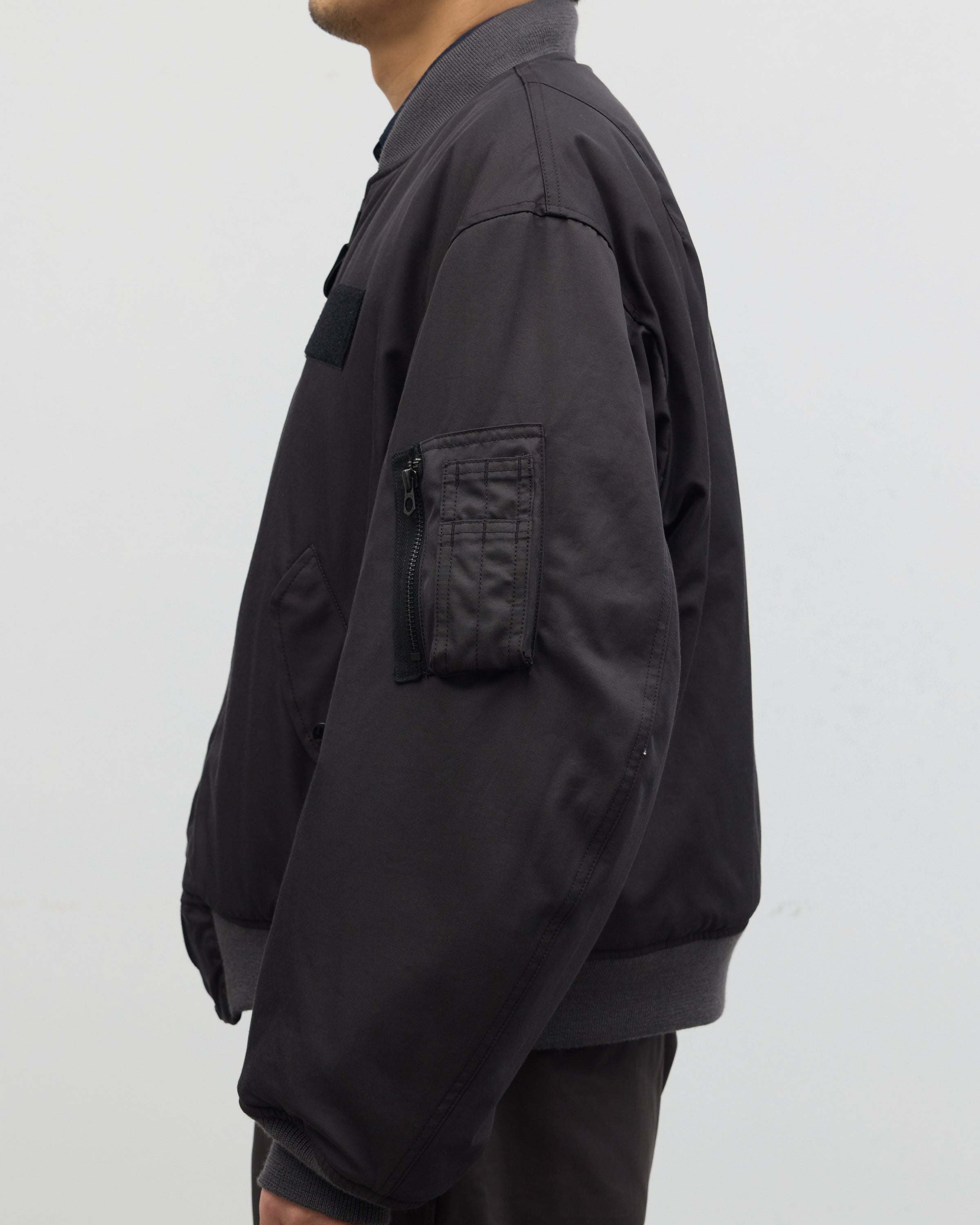 CIOTA MA-1 Flight Jacket, Chacoal