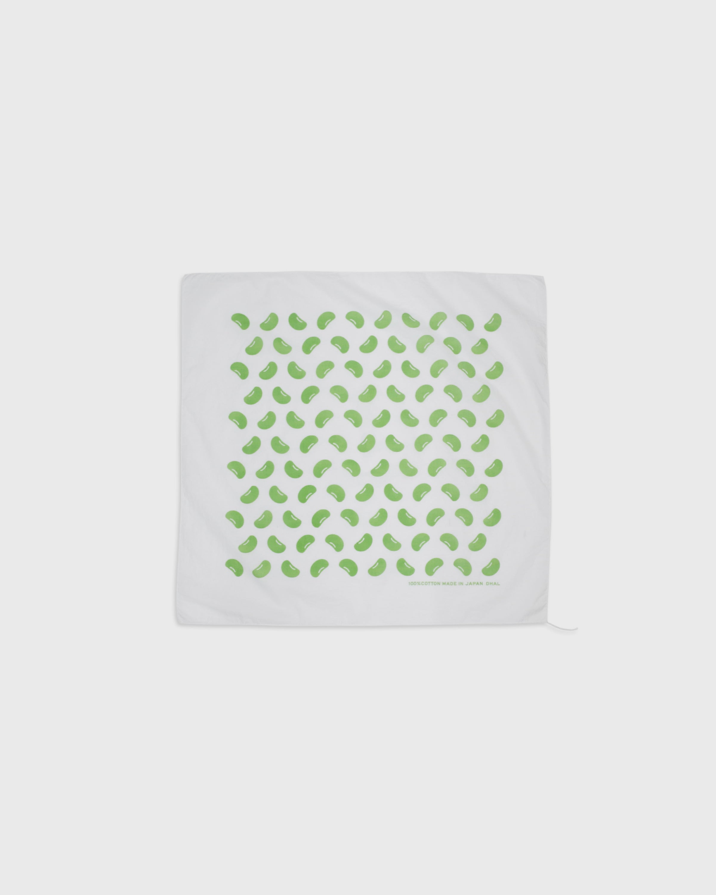 Dhal Mame Bandana keylime Exclusive, White × Light Green