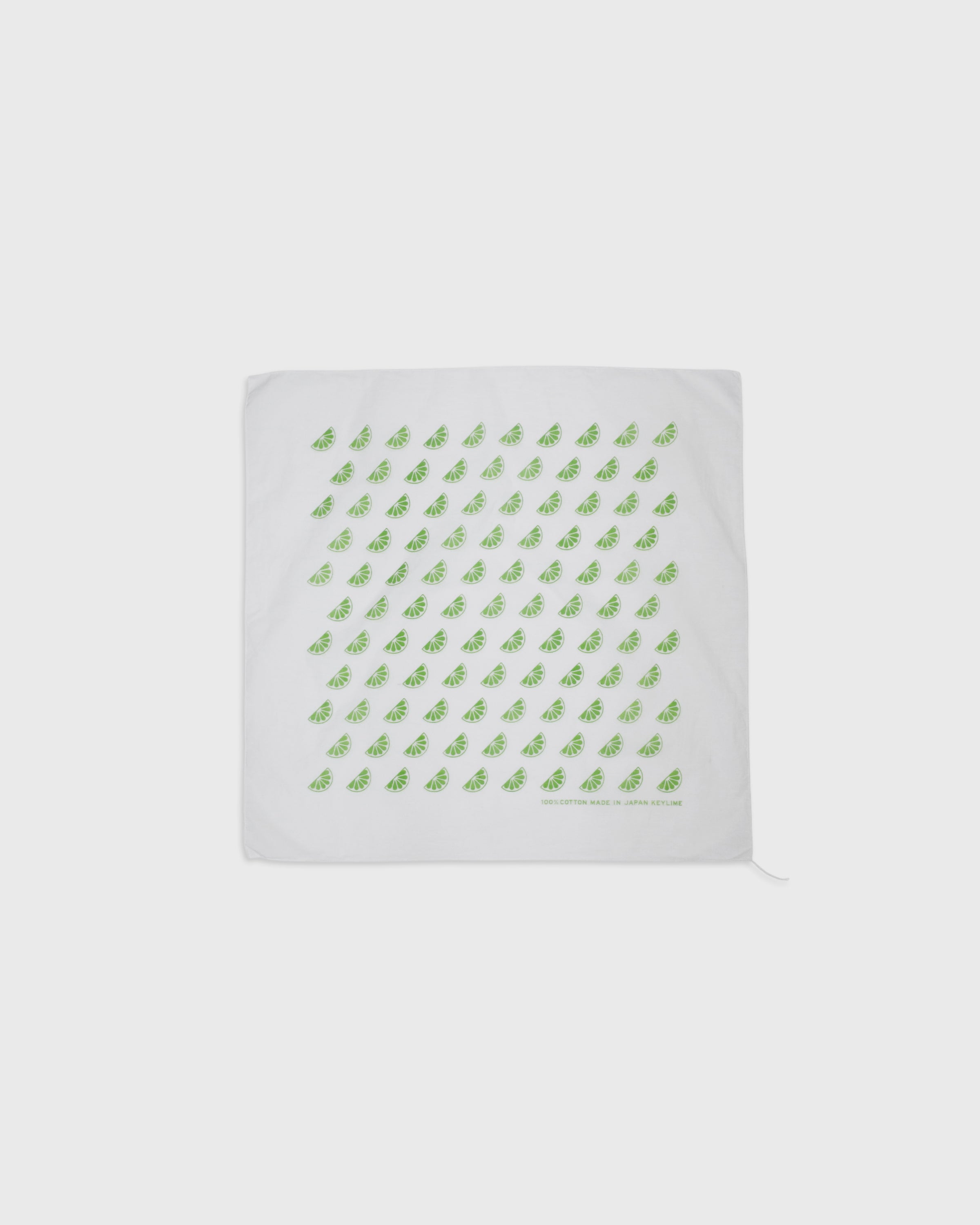 Dhal Lime Bandana keylime Exclusive, White × Light Green