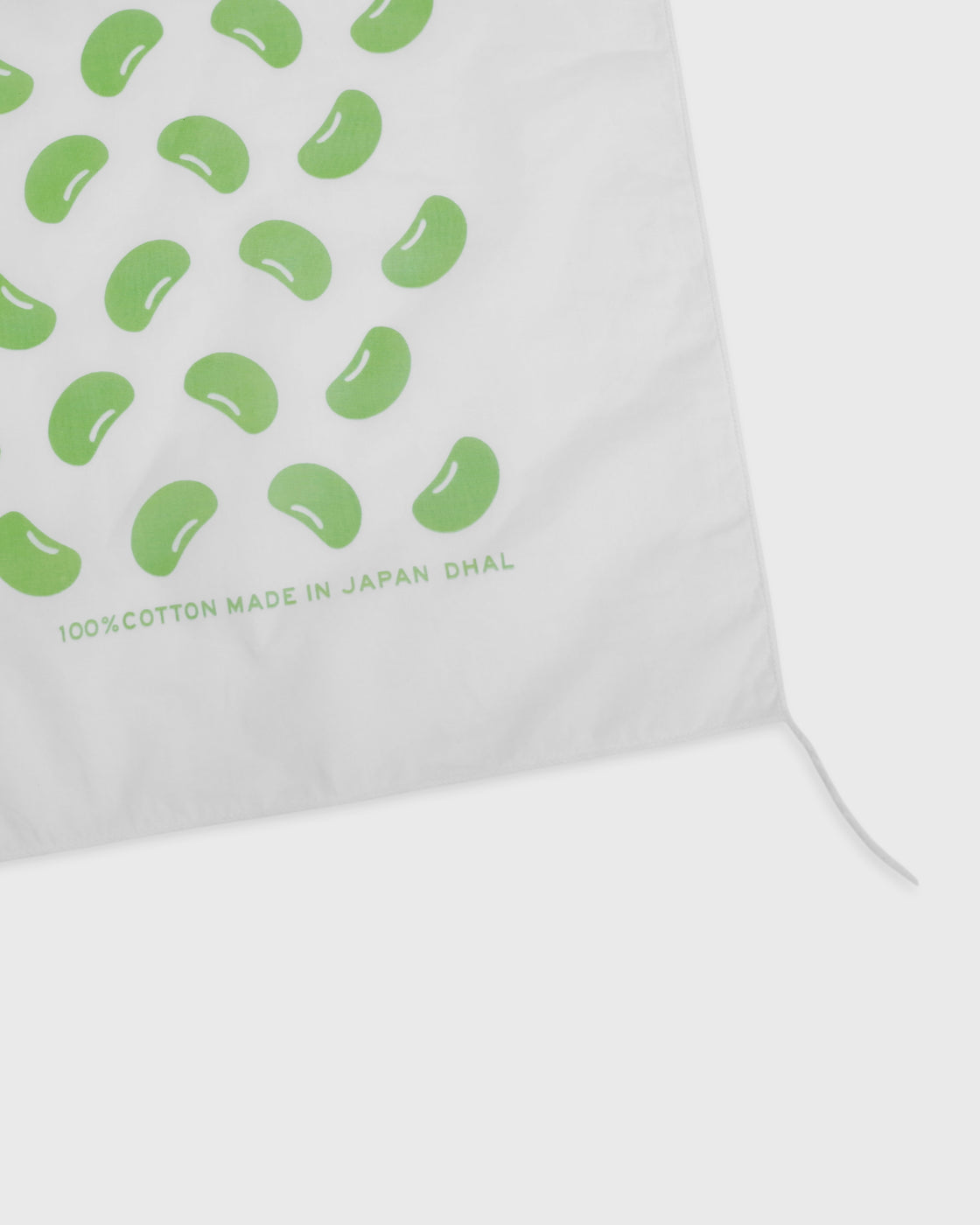 Dhal Mame Bandana keylime Exclusive, White × Light Green