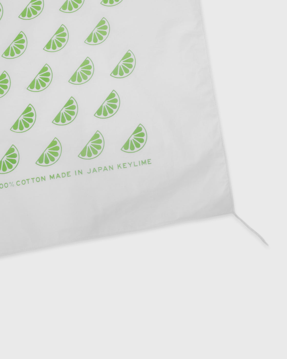 Dhal Lime Bandana keylime Exclusive, White × Light Green