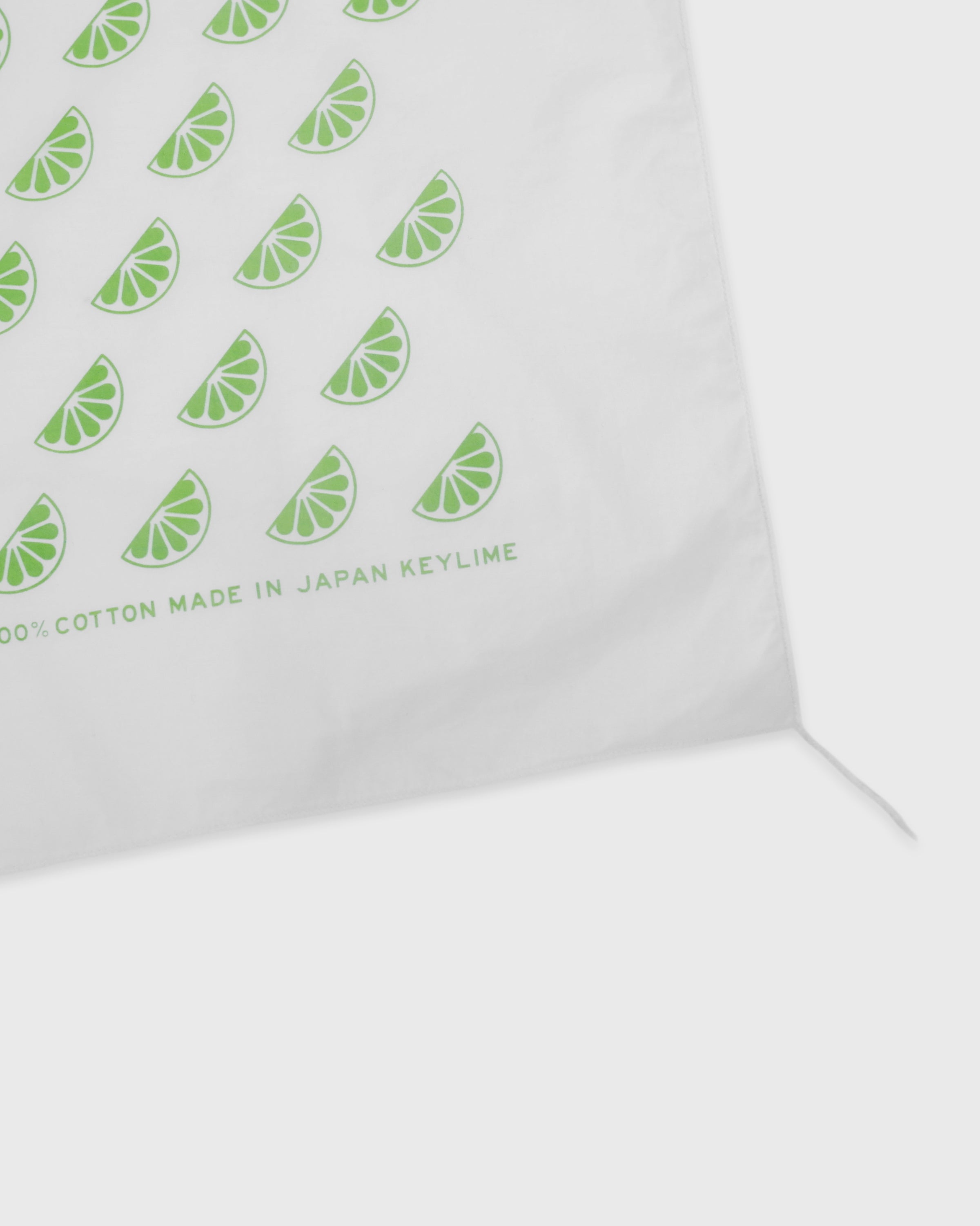 Dhal Lime Bandana keylime Exclusive, White × Light Green