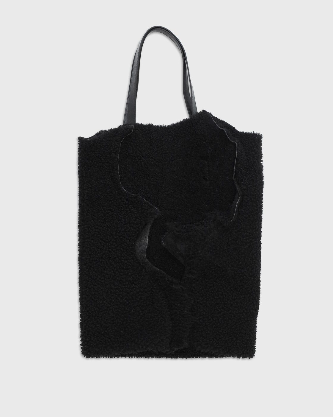 HAAL Primitive Tote Bag Mouton, Black