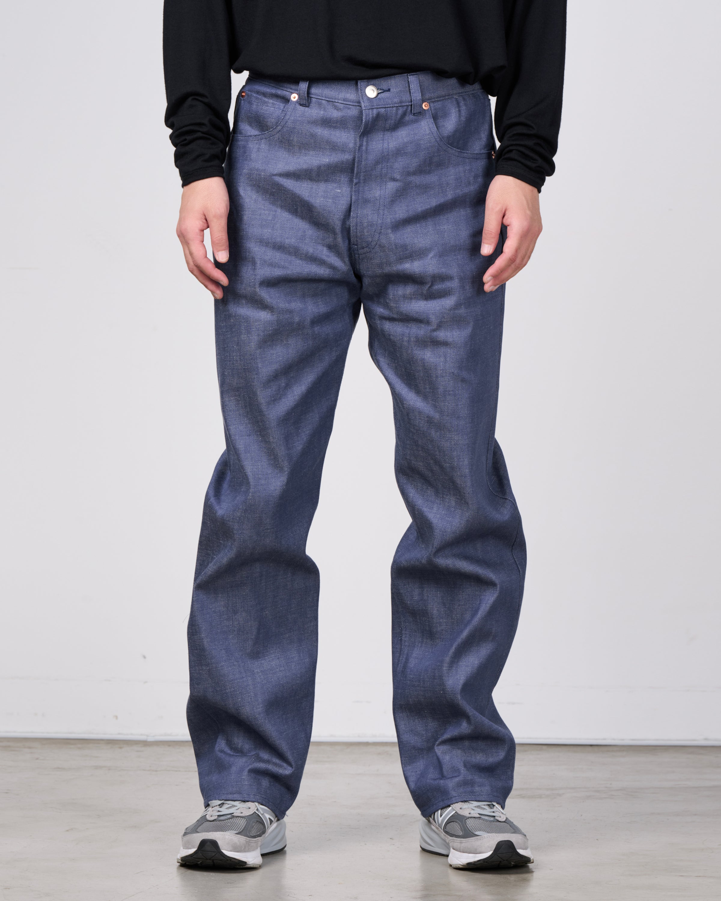 Dhal Zimbabwe Cotton Denim New 5Pocket Denim, Blue