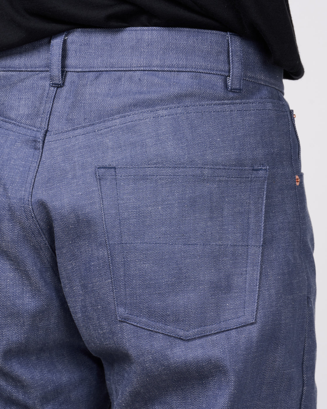 Dhal Zimbabwe Cotton Denim New 5Pocket Denim, Blue