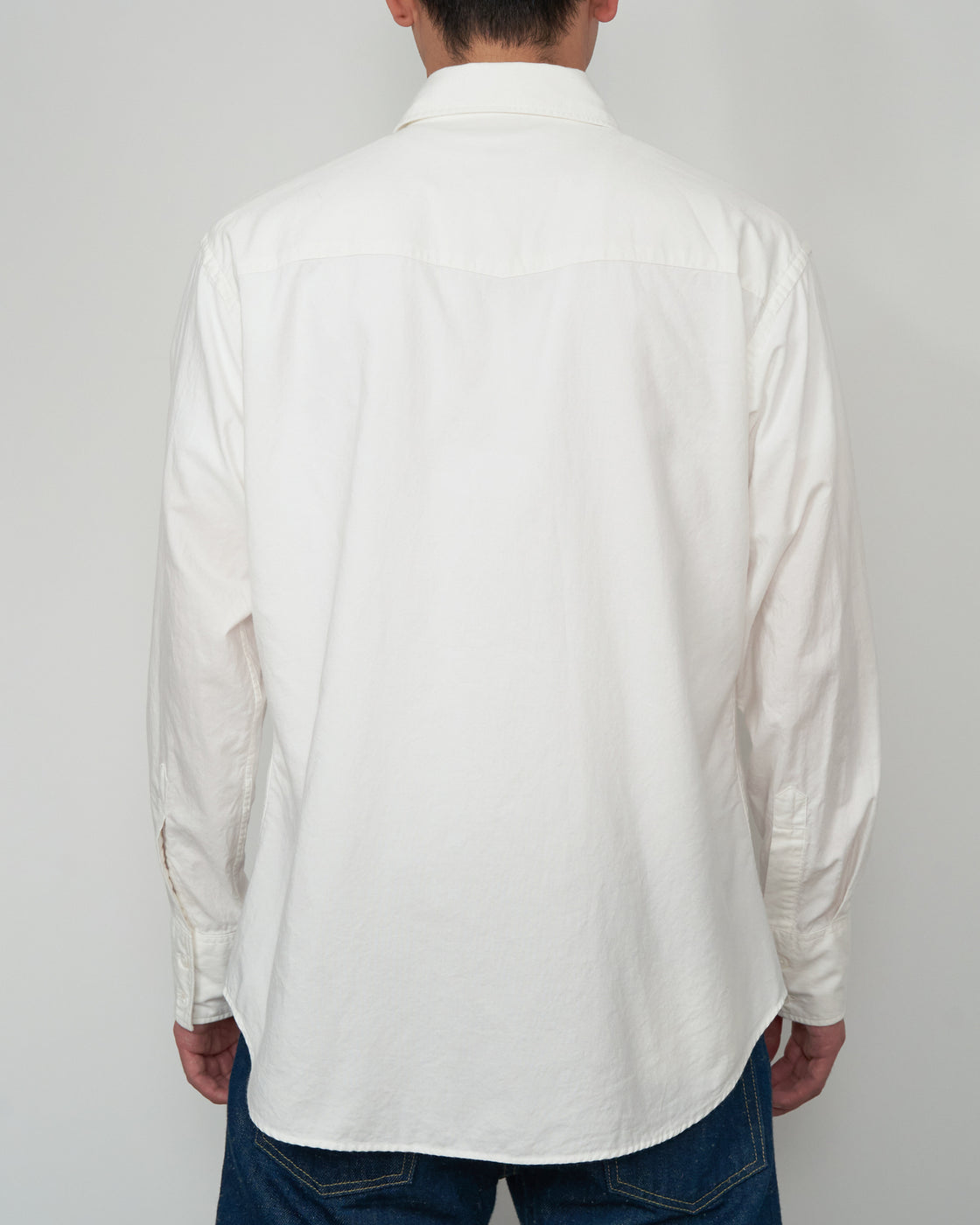 S H-WSTN-003 Western Shirt, White