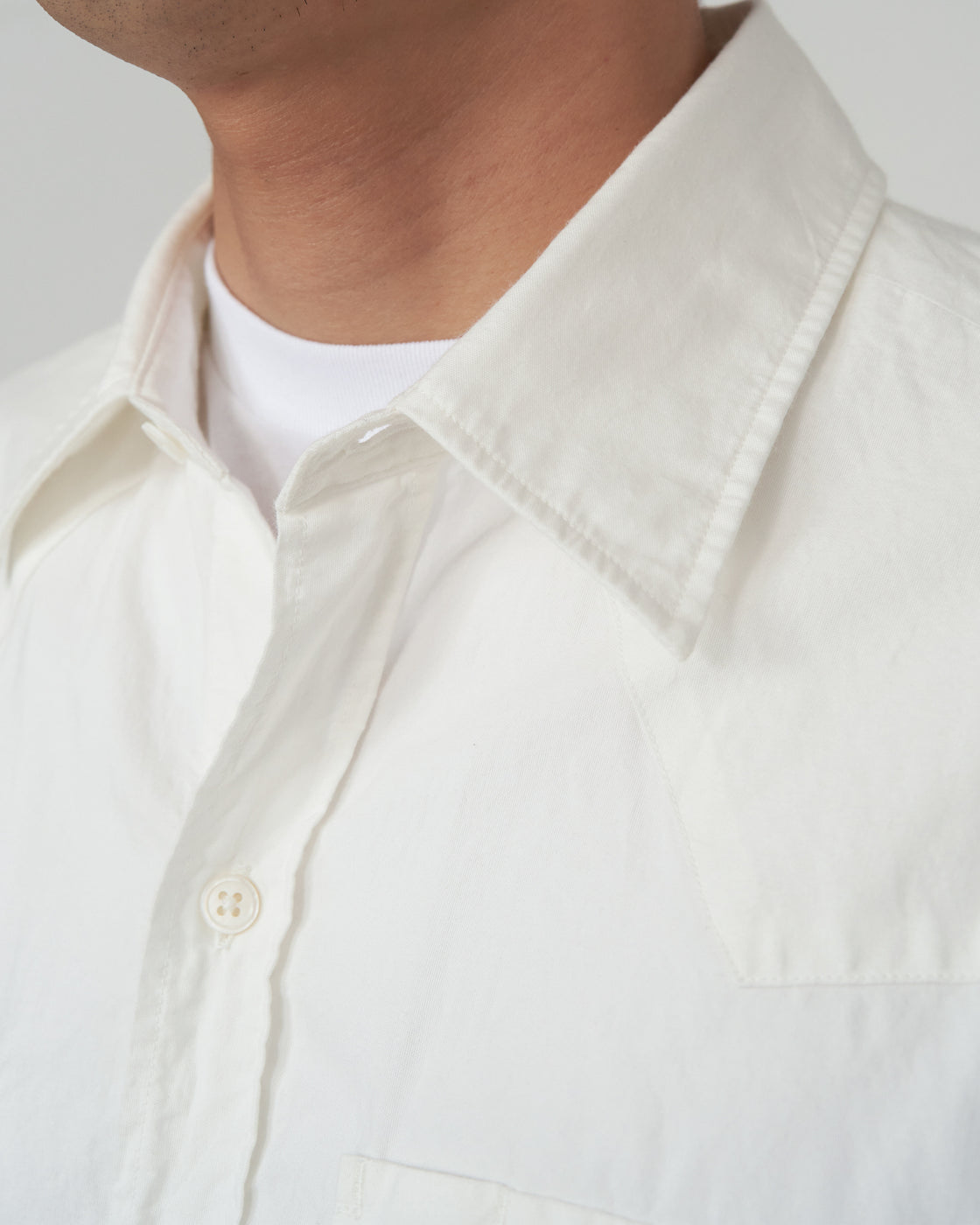 S H-WSTN-003 Western Shirt, White