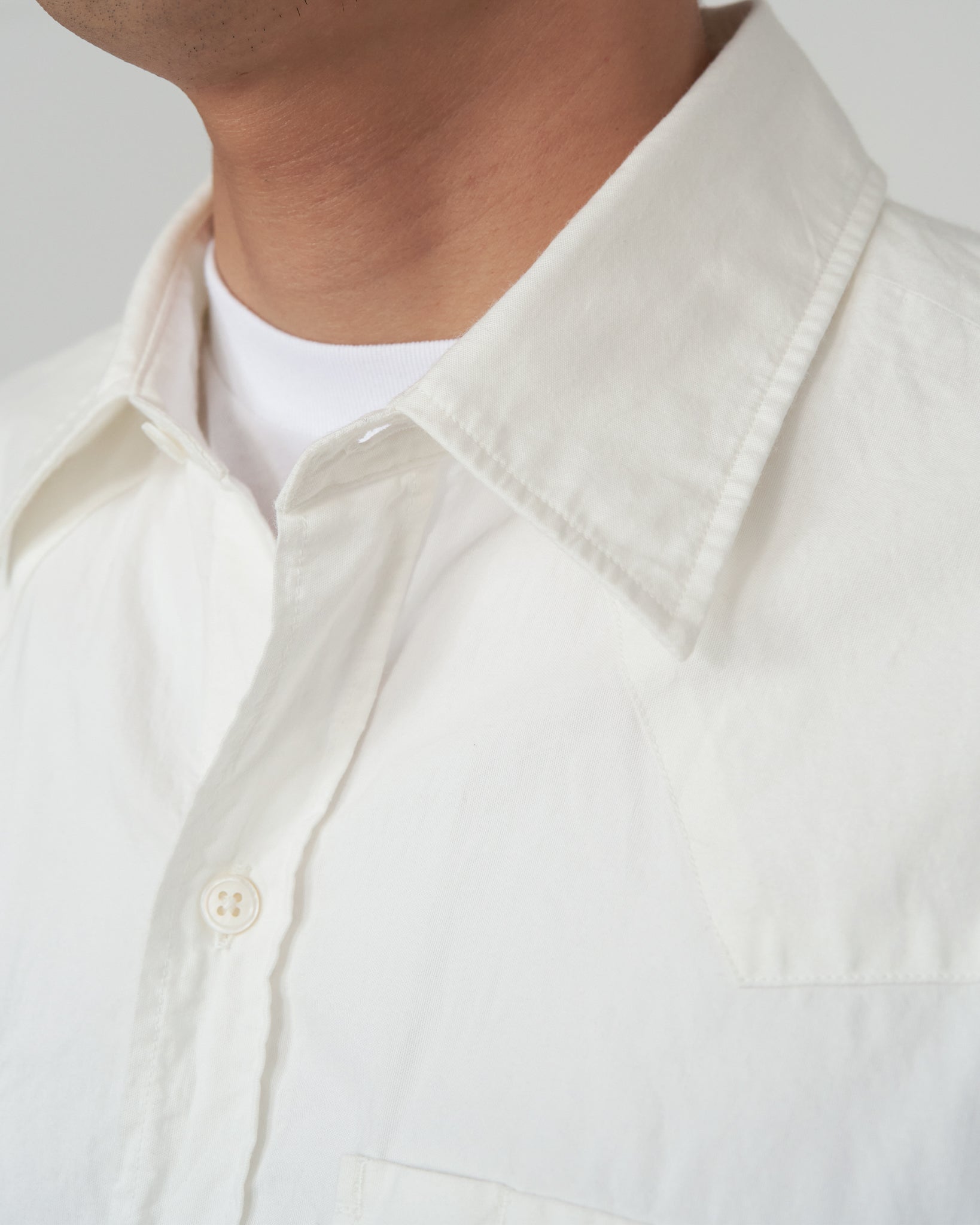 S H-WSTN-003 Western Shirt, White