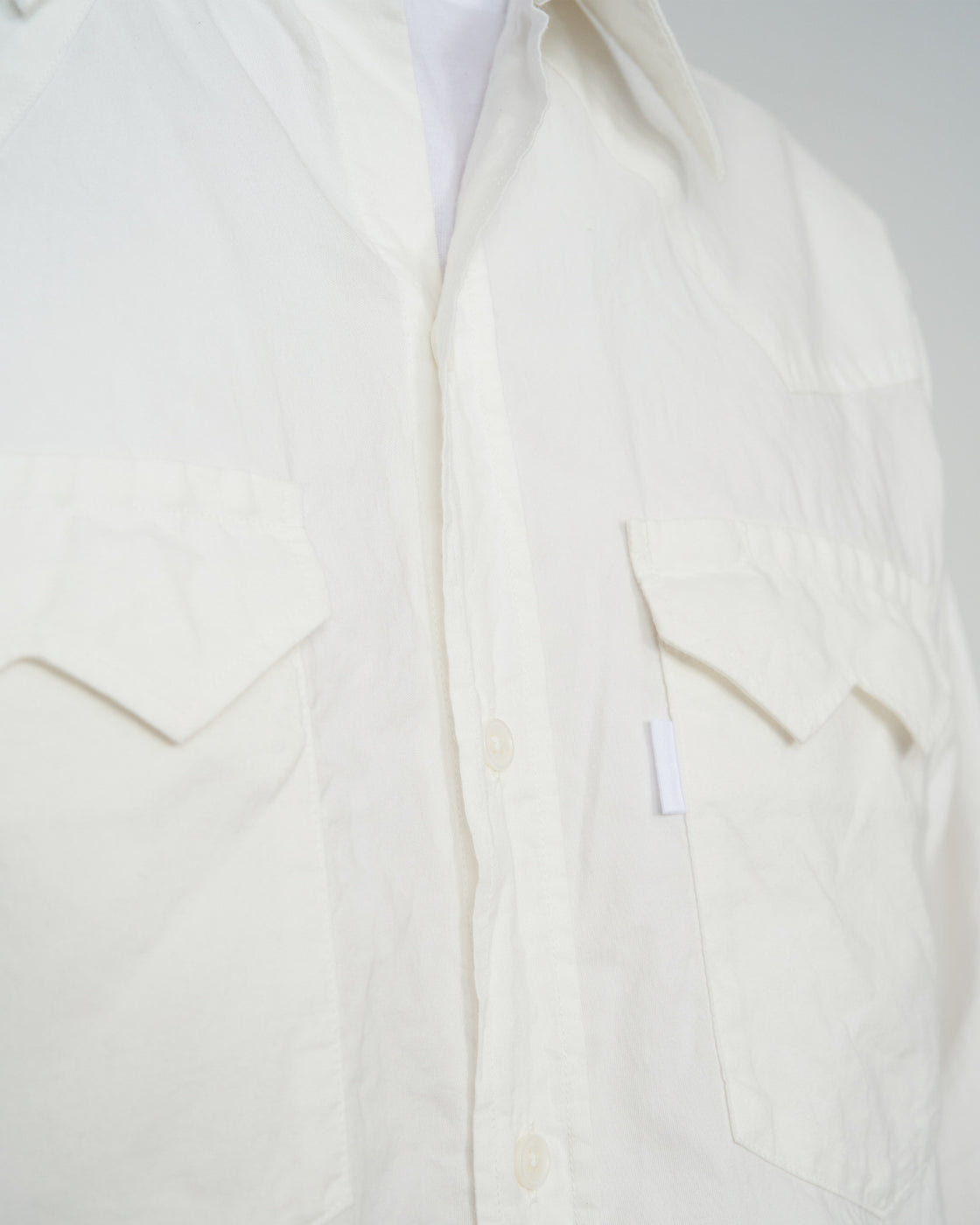 S H-WSTN-003 Western Shirt, White